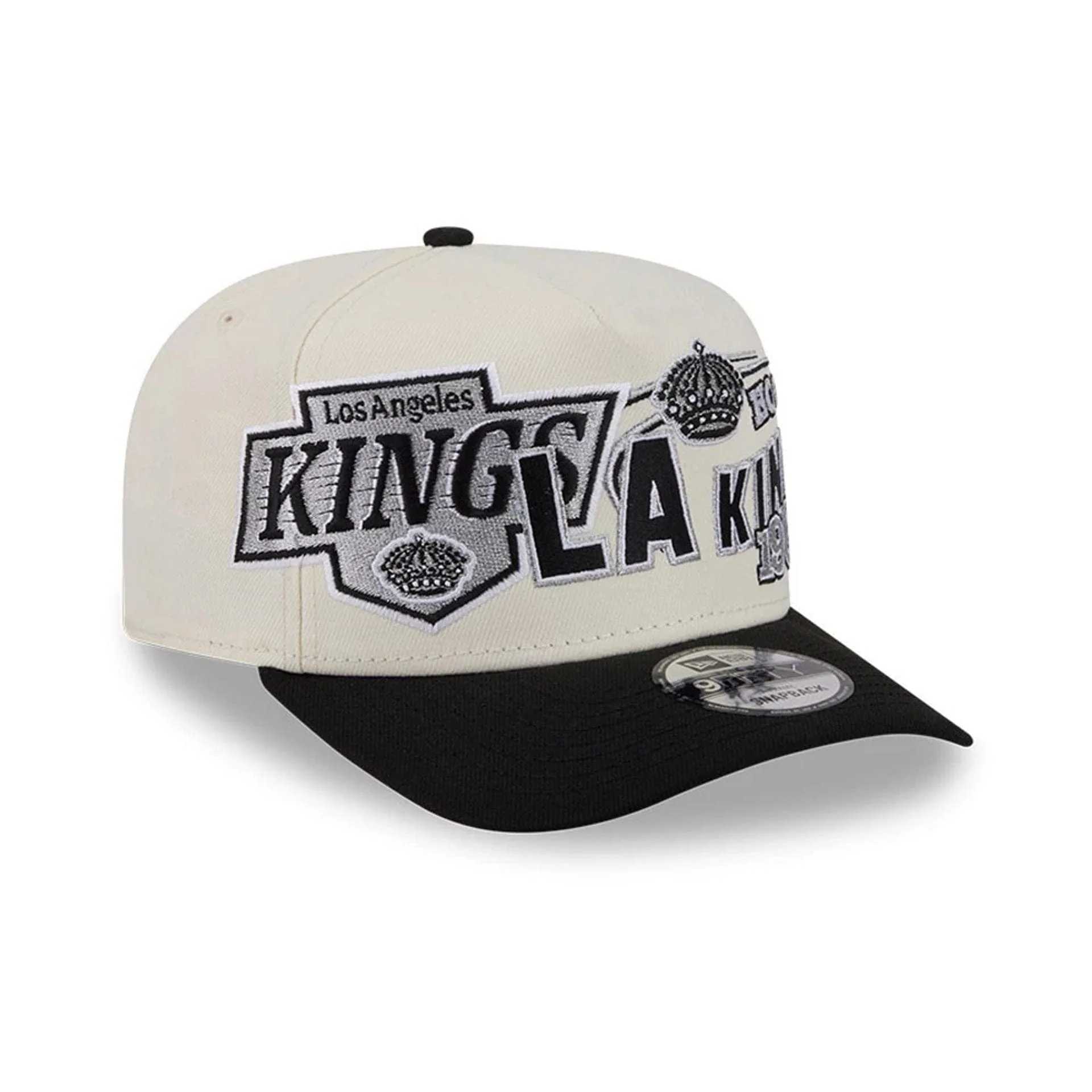 LA Kings NHL Classic White 9FIFTY A-Frame Snapback Adjustable Cap - Image 4