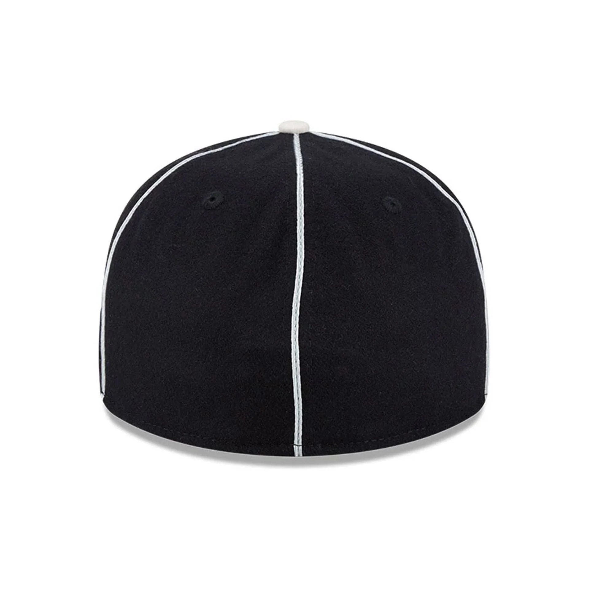 LA Kings NHL Felt Logo Black Retro Crown 59FIFTY Fitted Cap - Image 7