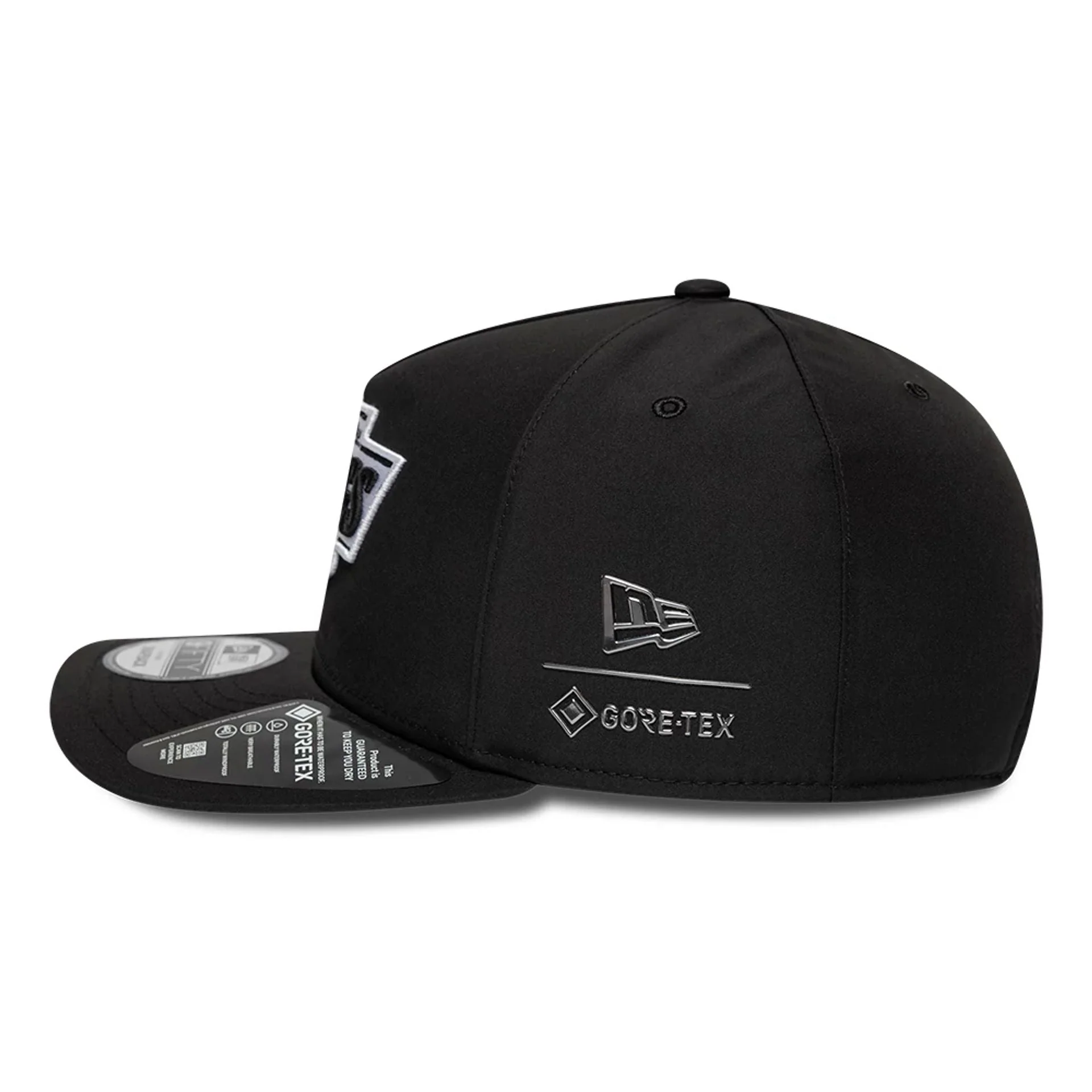 LA Kings NHL Gore-Tex Black 9FIFTY A-Frame Snapback Adjustable Cap - Image 7