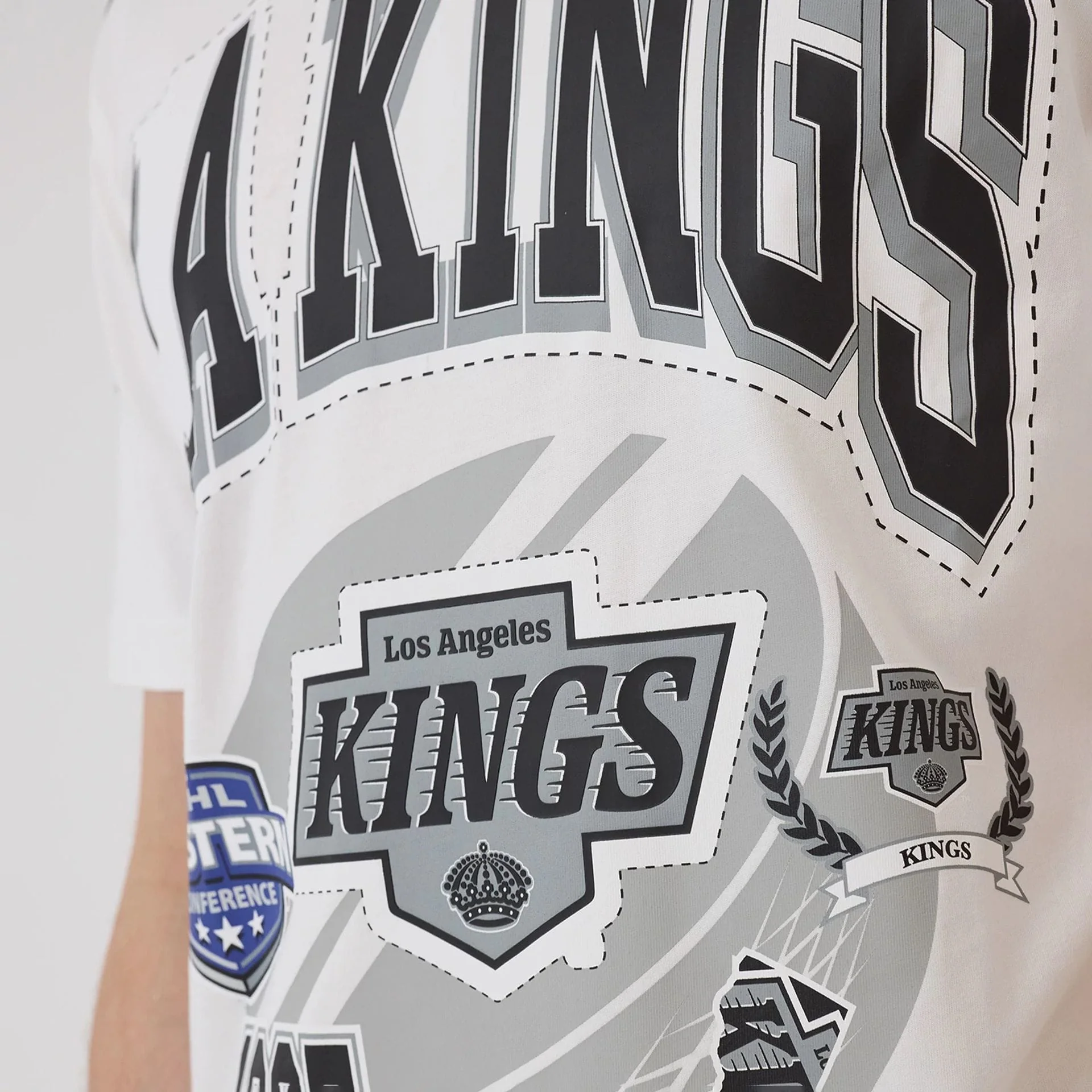 LA Kings NHL Sport Classic White T-Shirt - Image 3