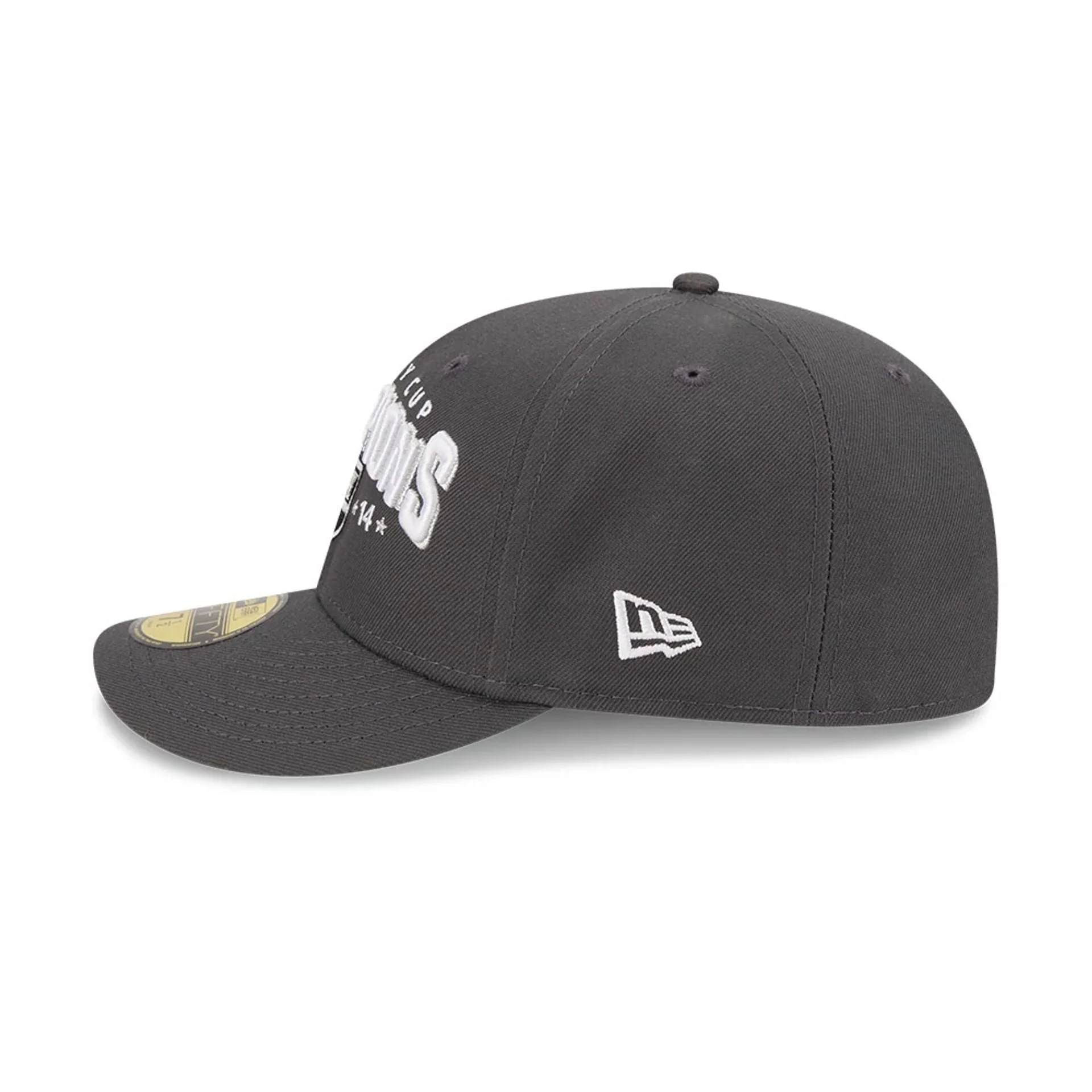 LA Kings NHL Stanley Cup Champions Dark Grey 59FIFTY Fitted Cap - Image 6