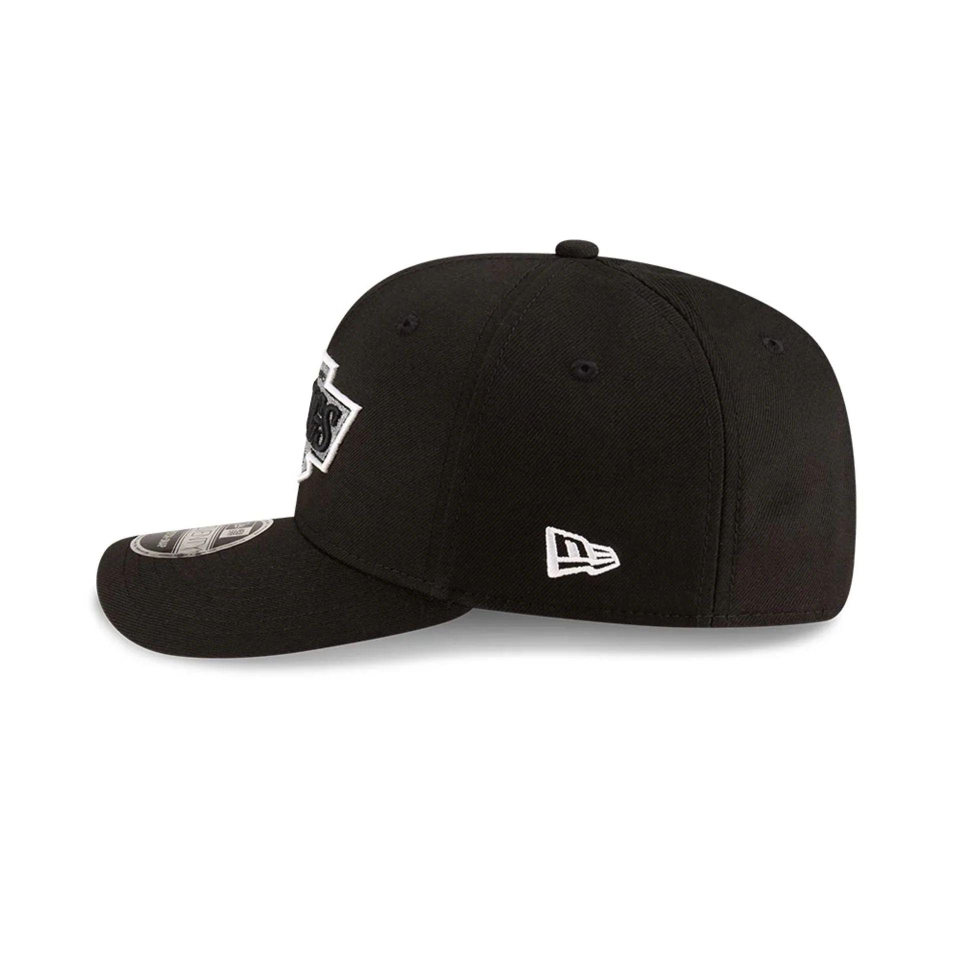 LA Kings NHL Team Black 9SEVENTY Stretch Snap Adjustable Cap - Image 5