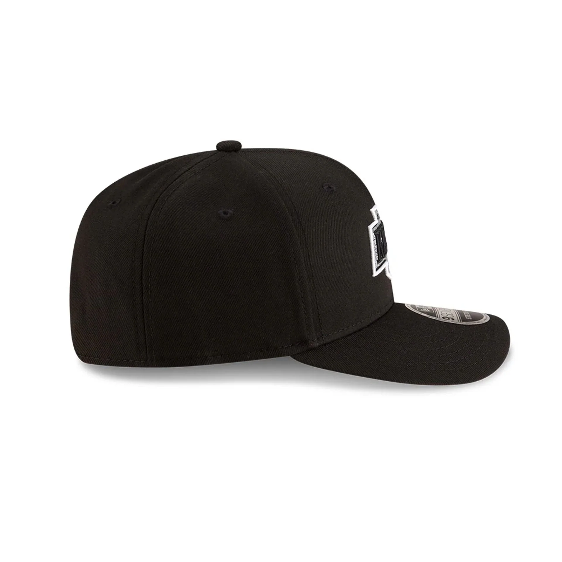 LA Kings NHL Team Black 9SEVENTY Stretch Snap Adjustable Cap - Image 6