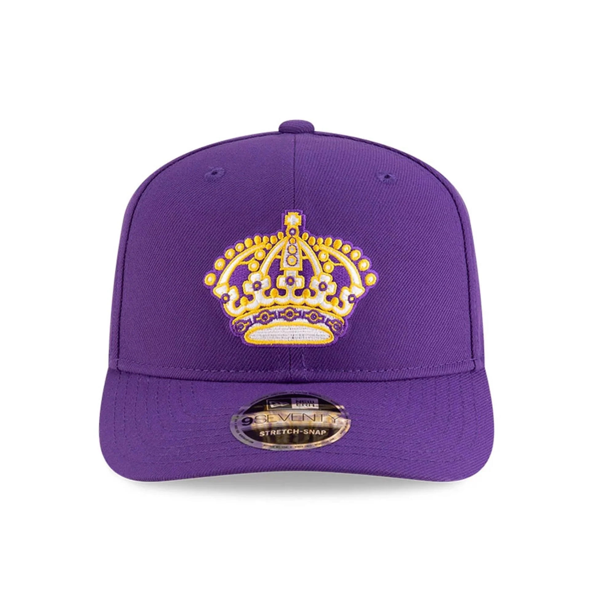 LA Kings NHL Team Purple 9SEVENTY Stretch Snap Adjustable Cap - Image 3