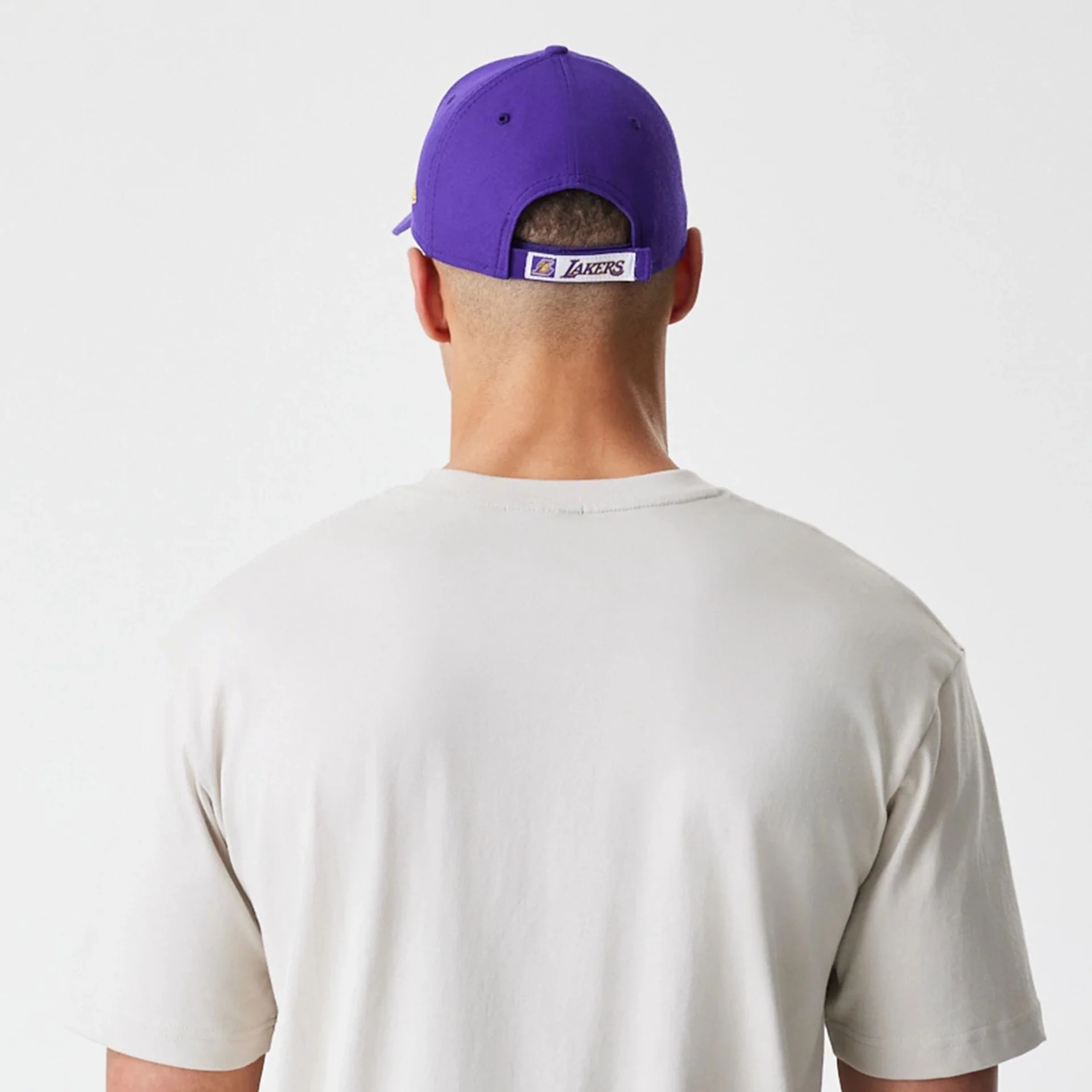 LA Lakers Modern Driver Light Beige T-Shirt - Image 5
