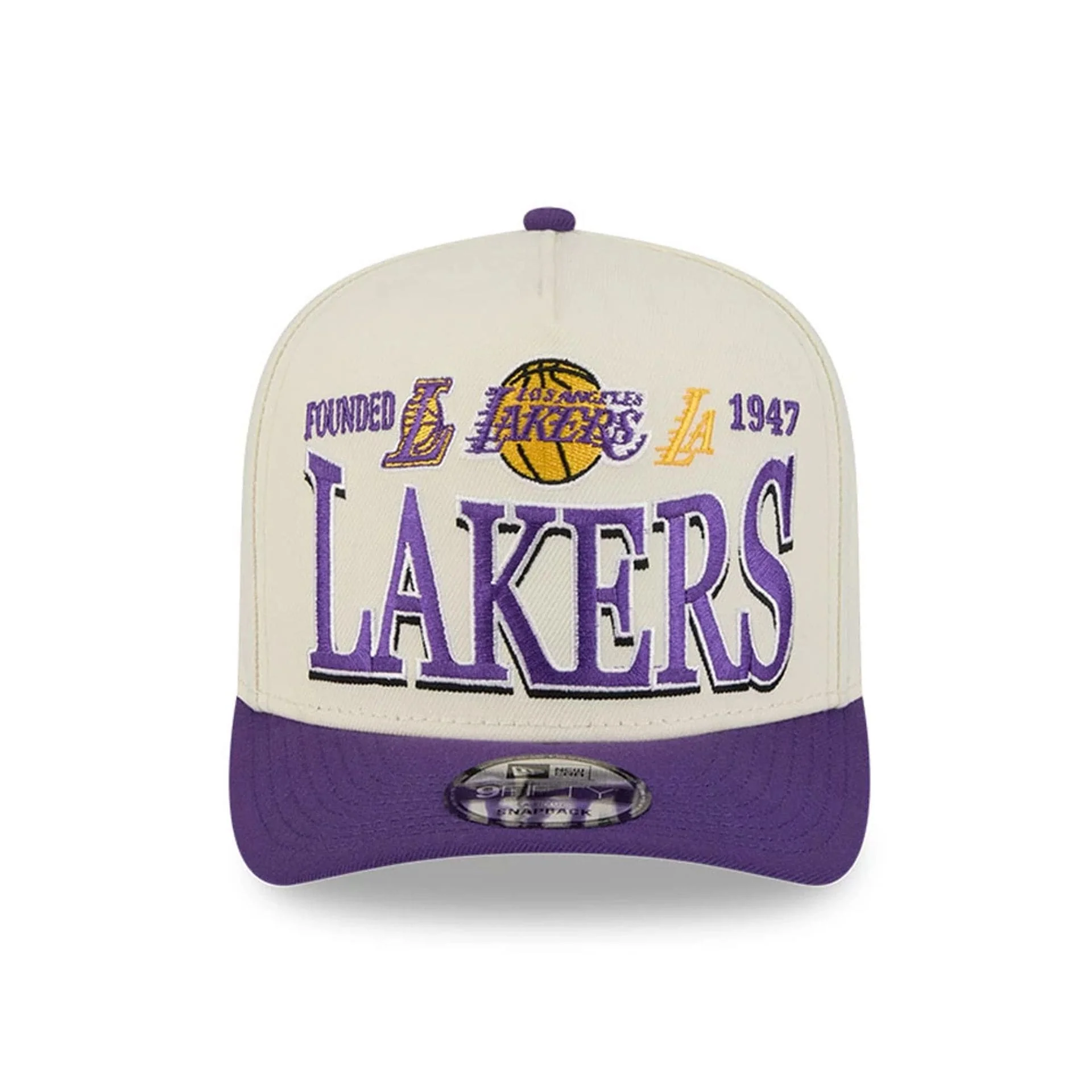 LA Lakers NBA All Star Game 2026 White 9FIFTY A-Frame Snapback Adjustable Cap - Image 3