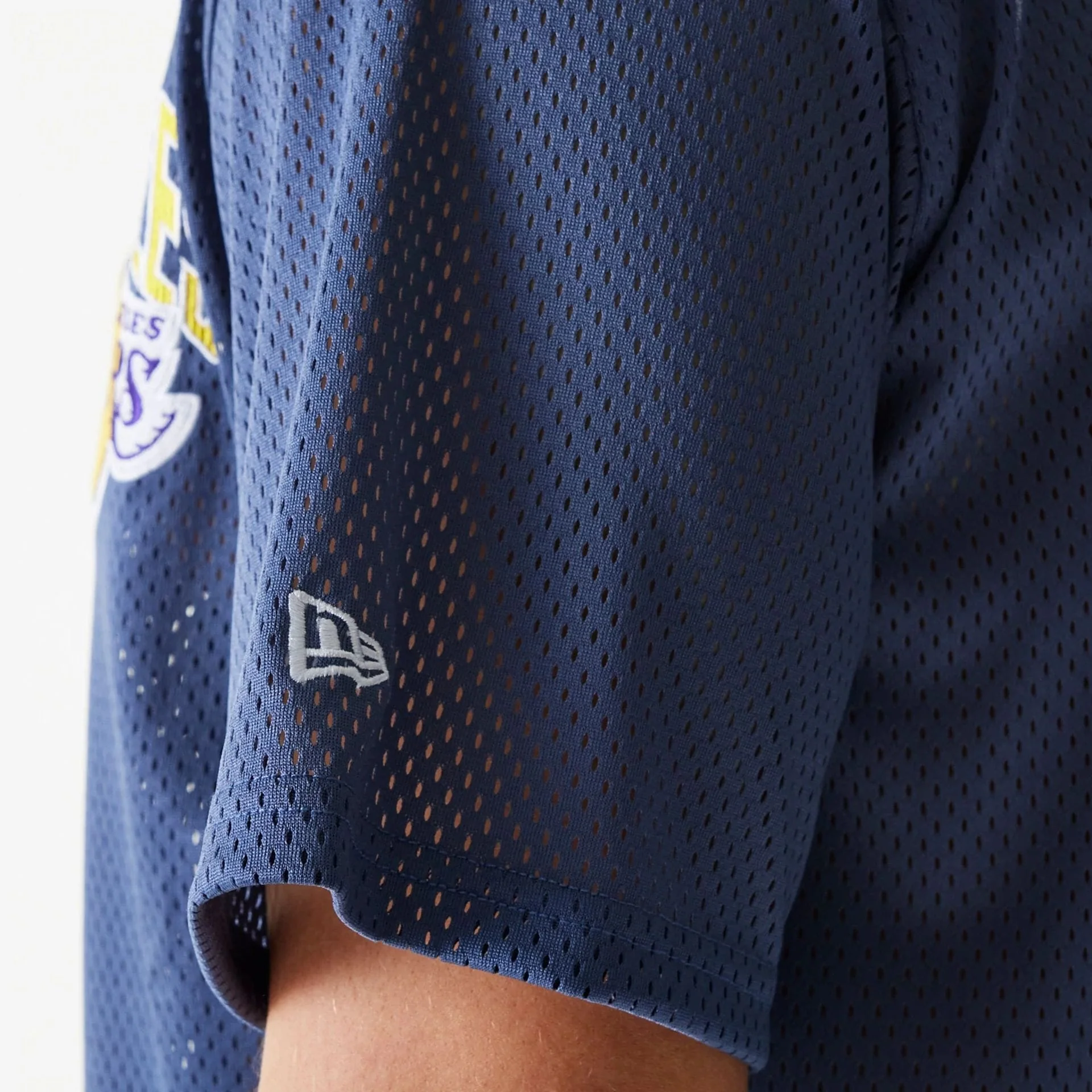 LA Lakers NBA Arch Graphic Dark Blue Mesh Jersey - Image 4