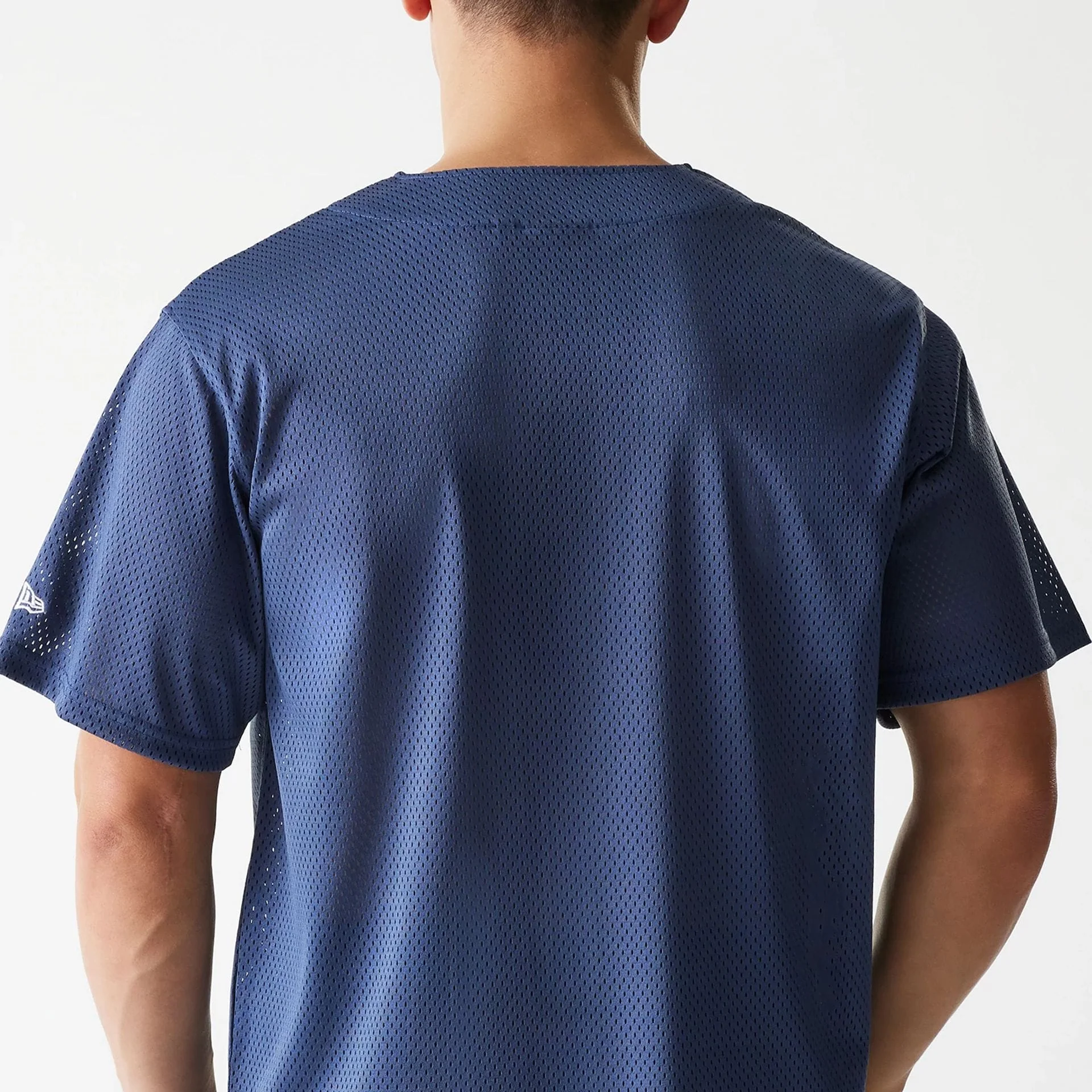 LA Lakers NBA Arch Graphic Dark Blue Mesh Jersey - Image 6