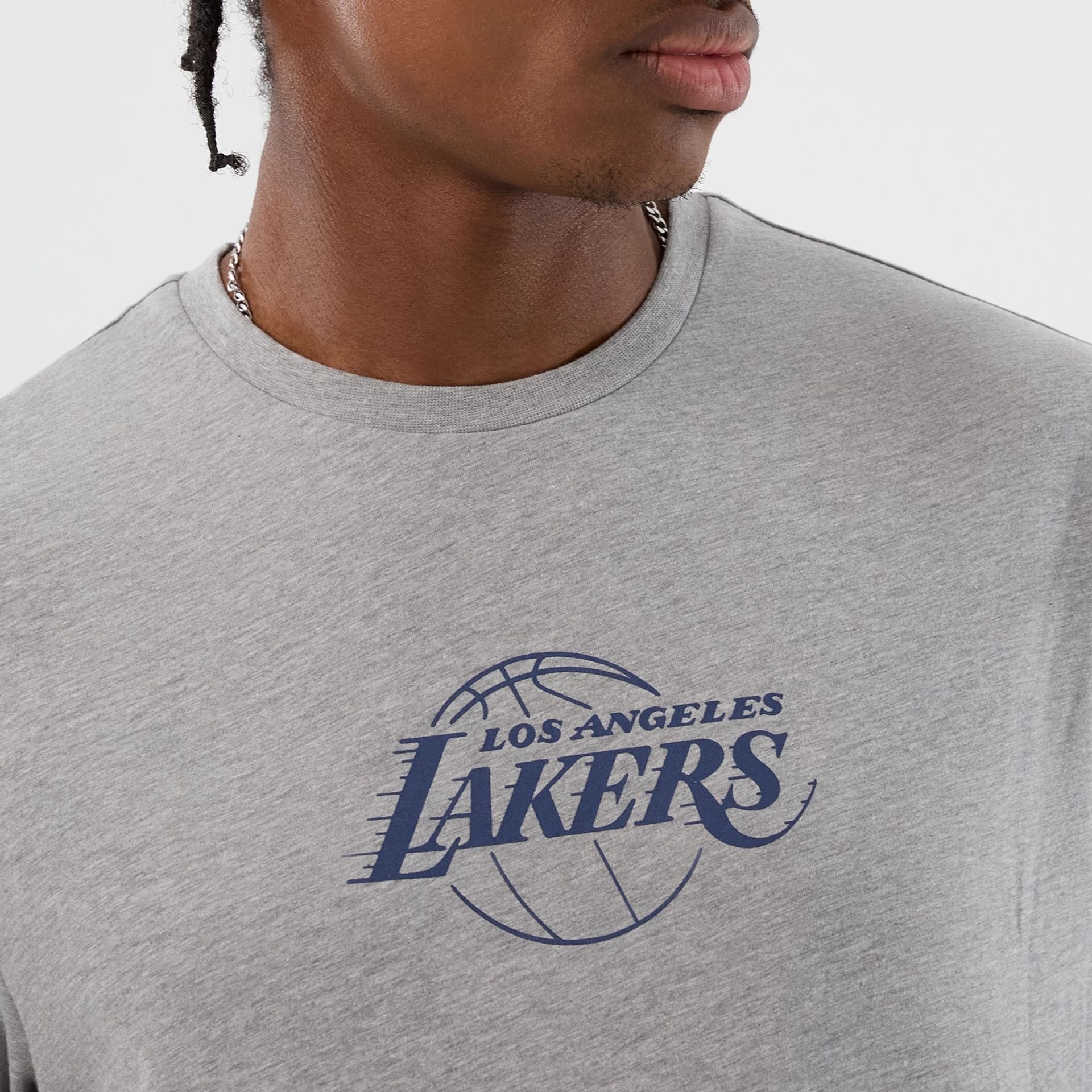 LA Lakers NBA Back To School Grey T-Shirt - Image 4