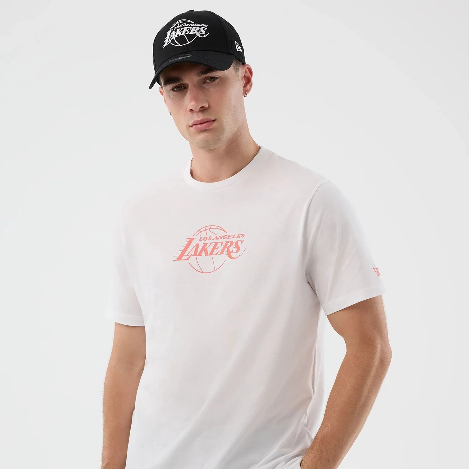 LA Lakers NBA Back To School White T-Shirt - Image 3