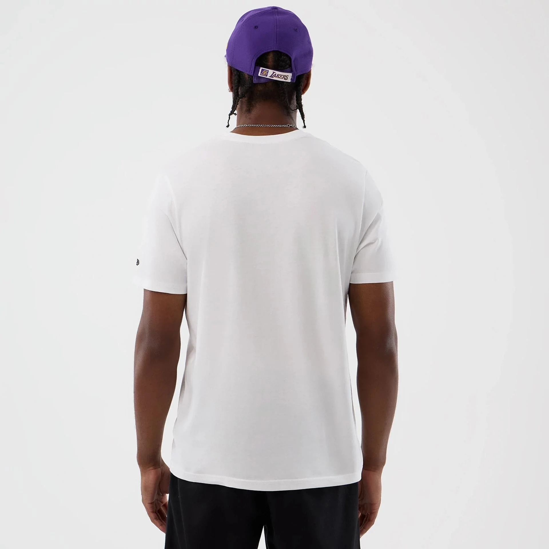 LA Lakers NBA Back To School White T-Shirt - Image 2
