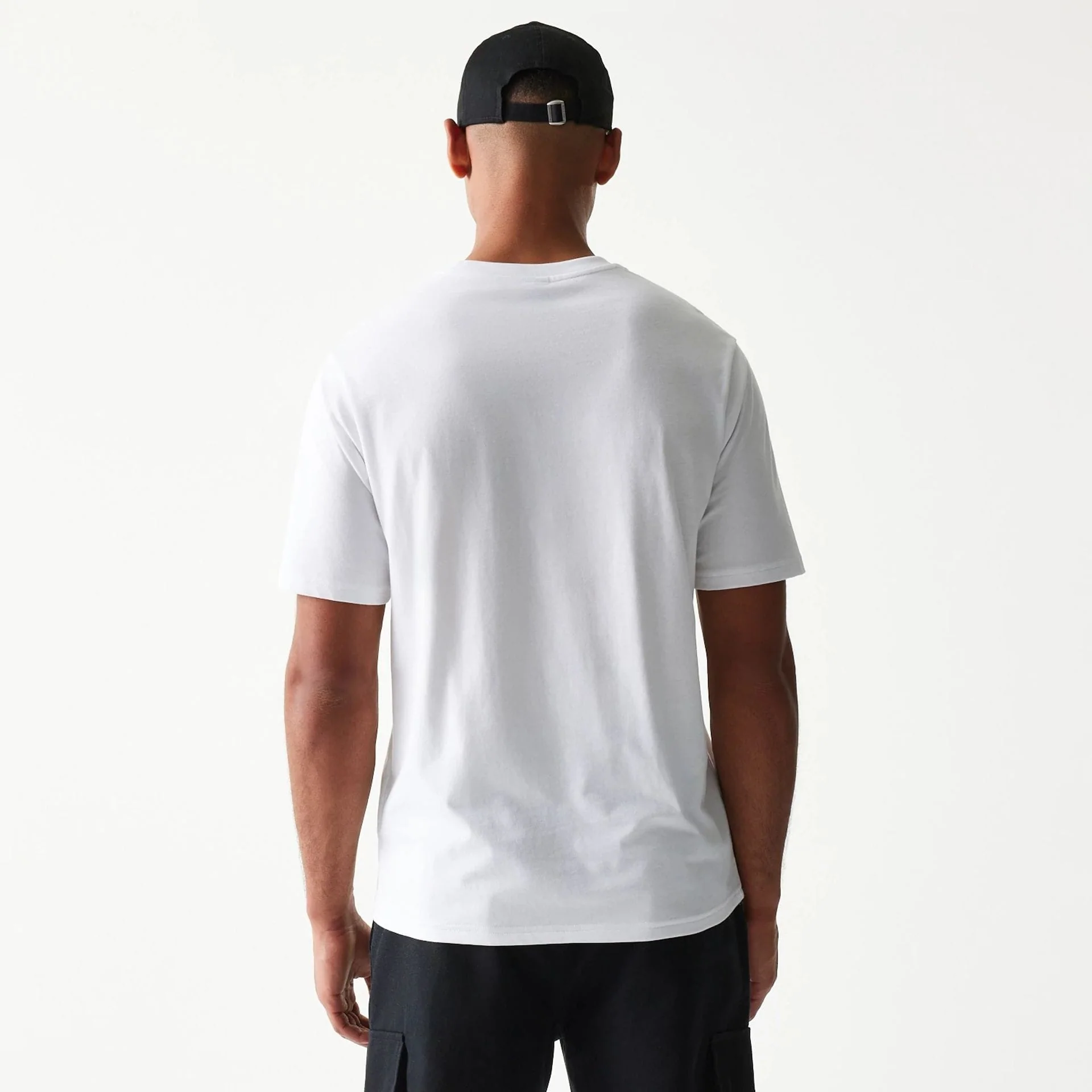 LA Lakers NBA Ball Graphic White T-Shirt - Image 2