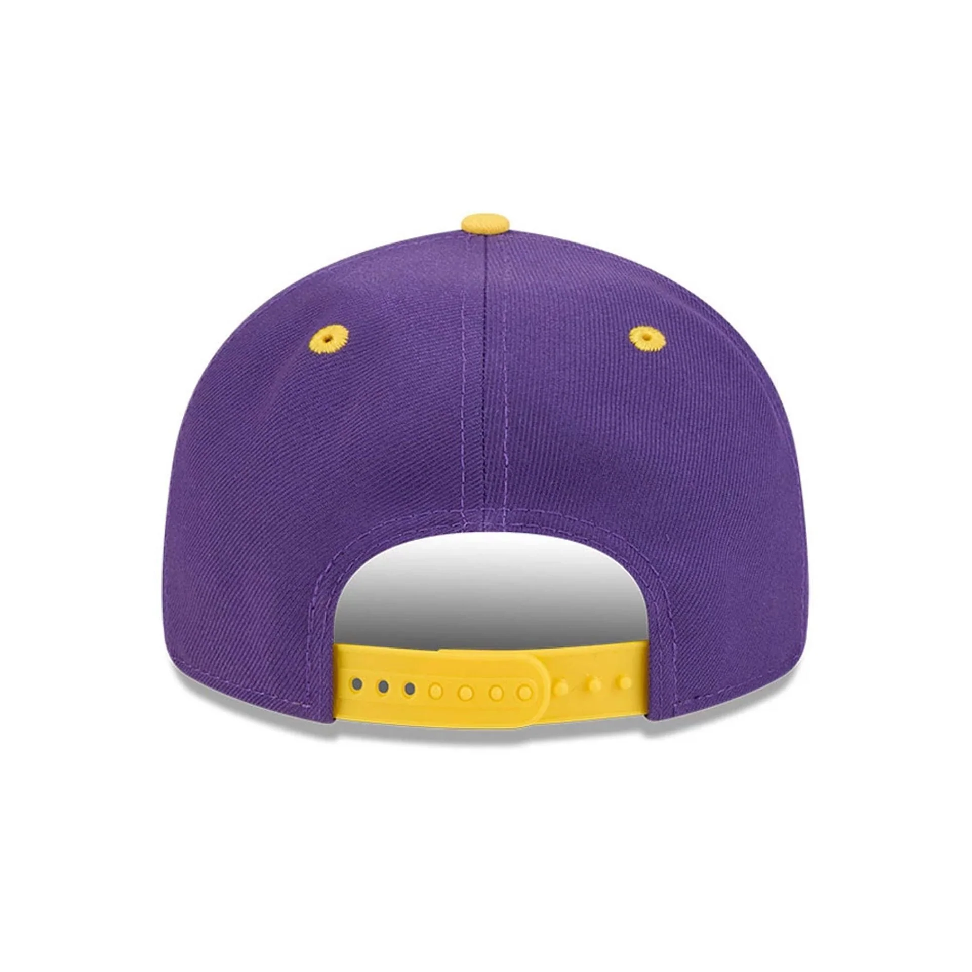 LA Lakers NBA Chainstitch Script Purple Retro Crown 9FIFTY Adjustable Cap - Image 7