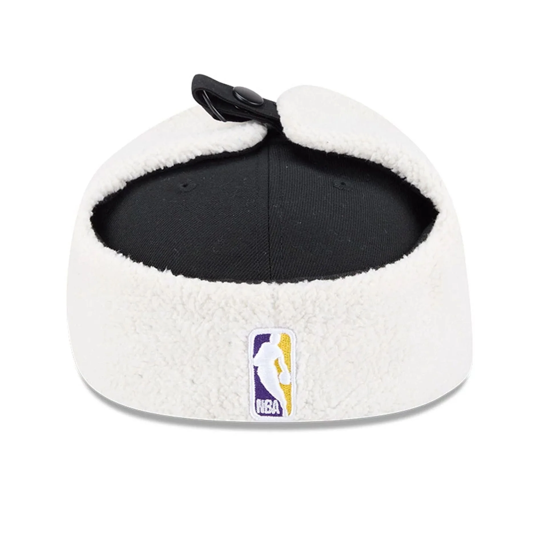 LA Lakers NBA Classic Black Dogear 59FIFTY Fitted Cap - Image 5
