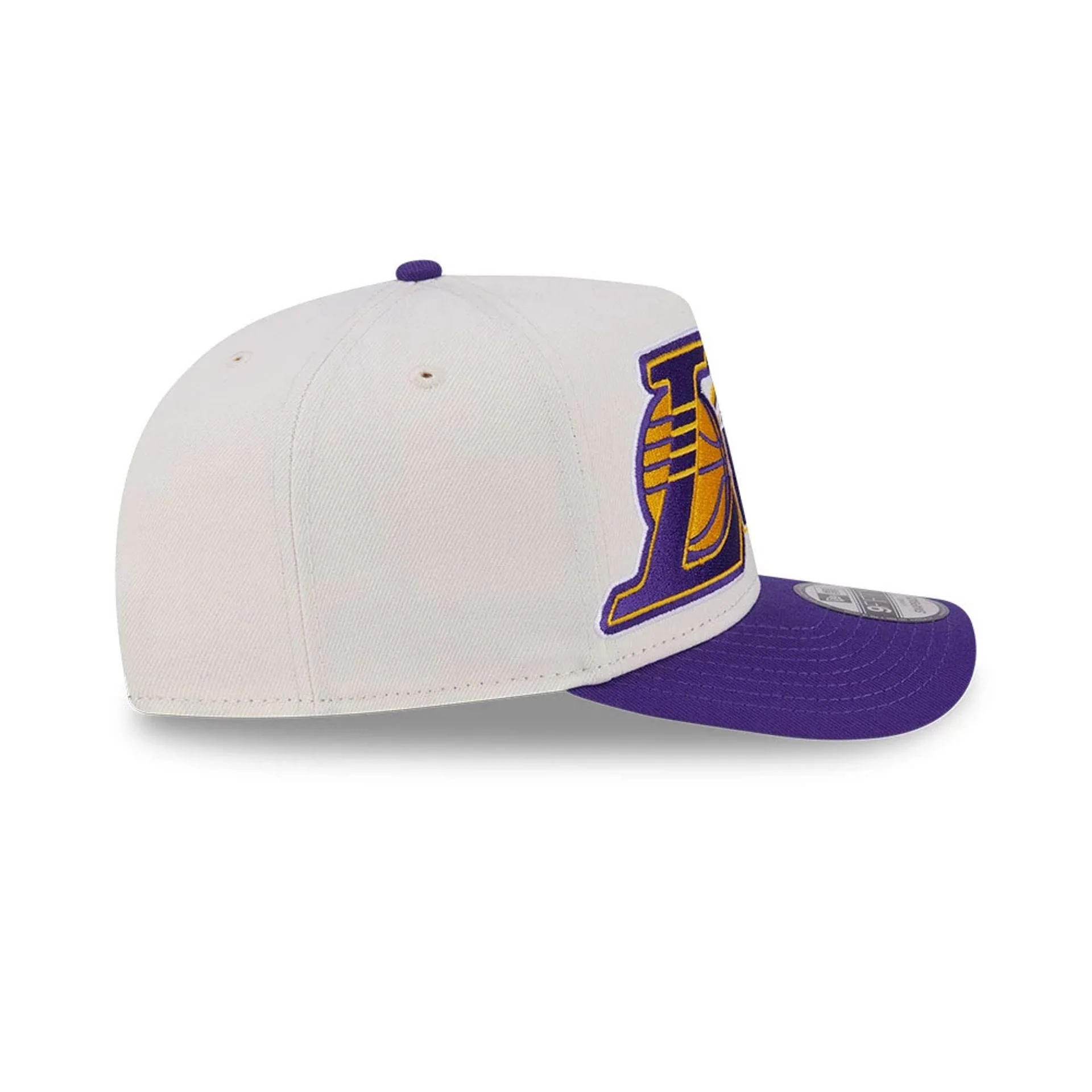 LA Lakers NBA Classic White 9FIFTY A-Frame Snapback Adjustable Cap - Image 6
