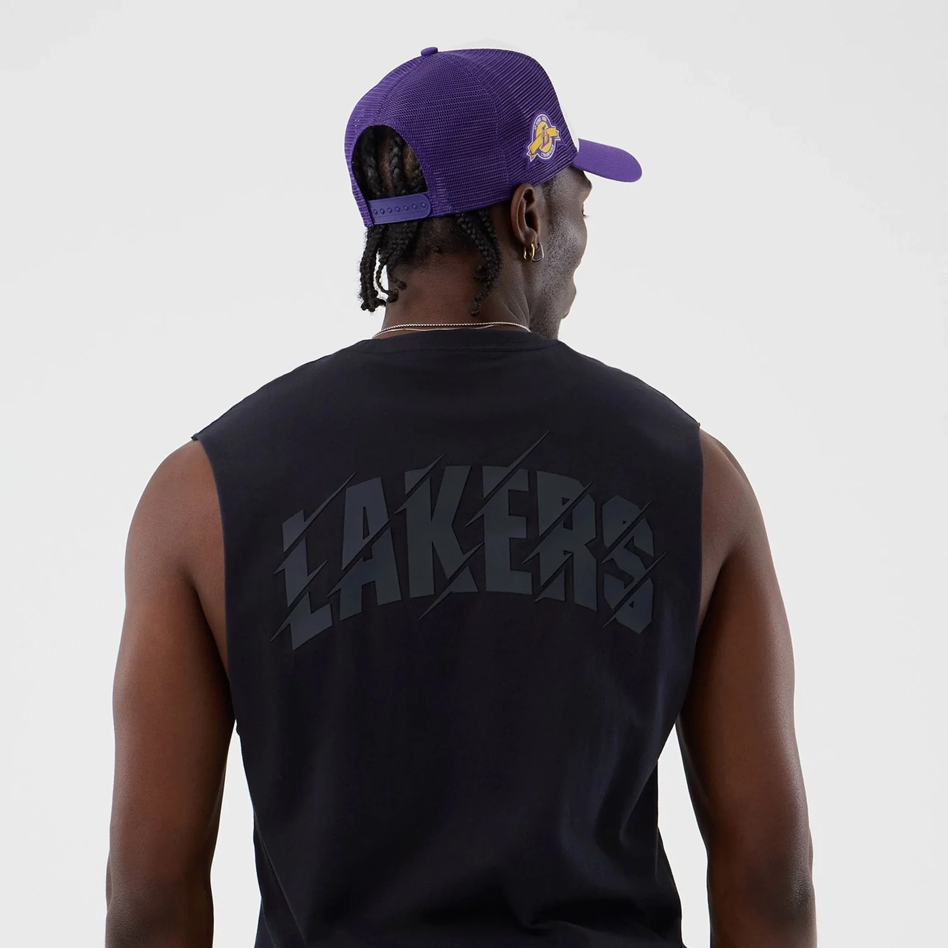 LA Lakers NBA Core Plus Navy Vest - Image 7