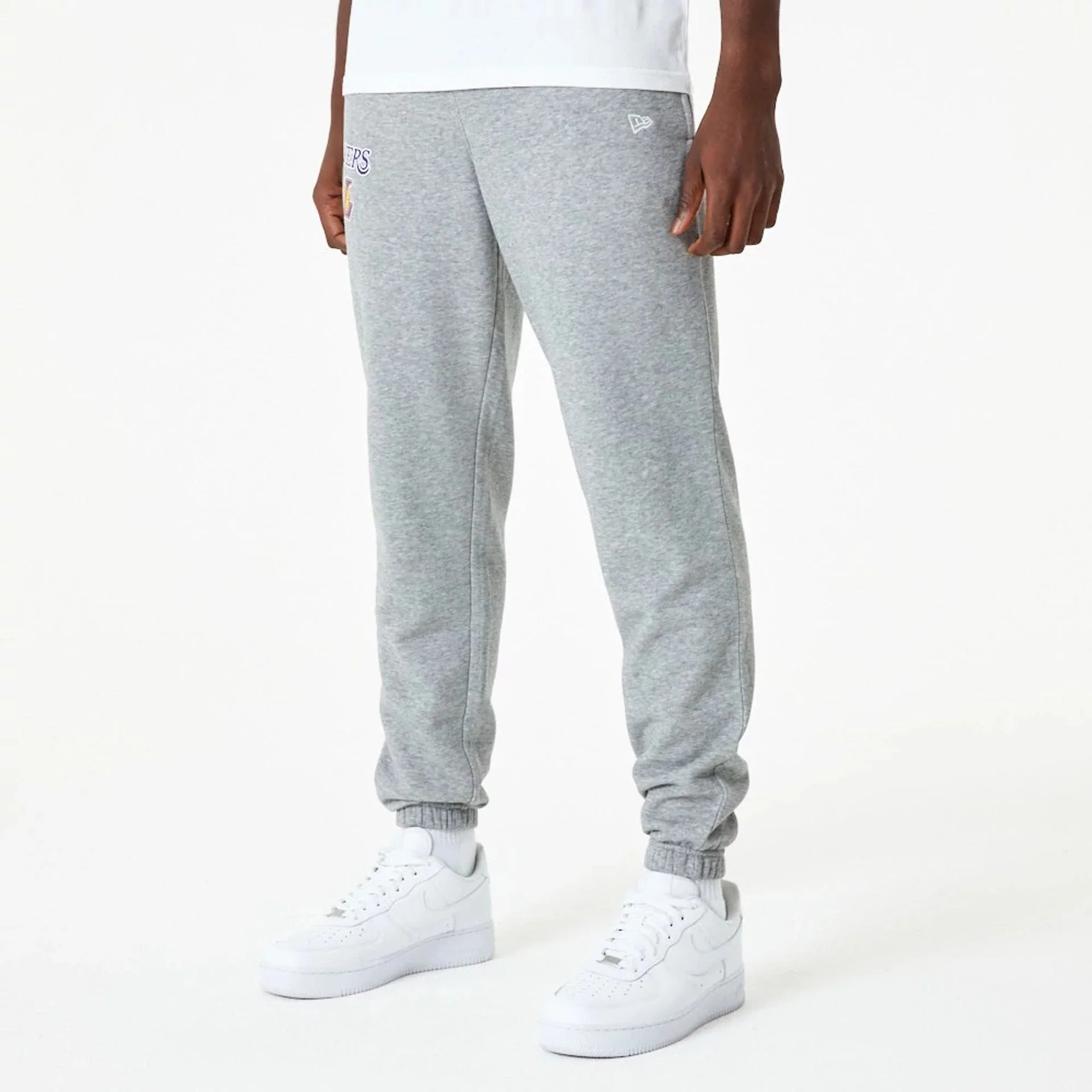 LA Lakers NBA Essential Grey Joggers - Image 2