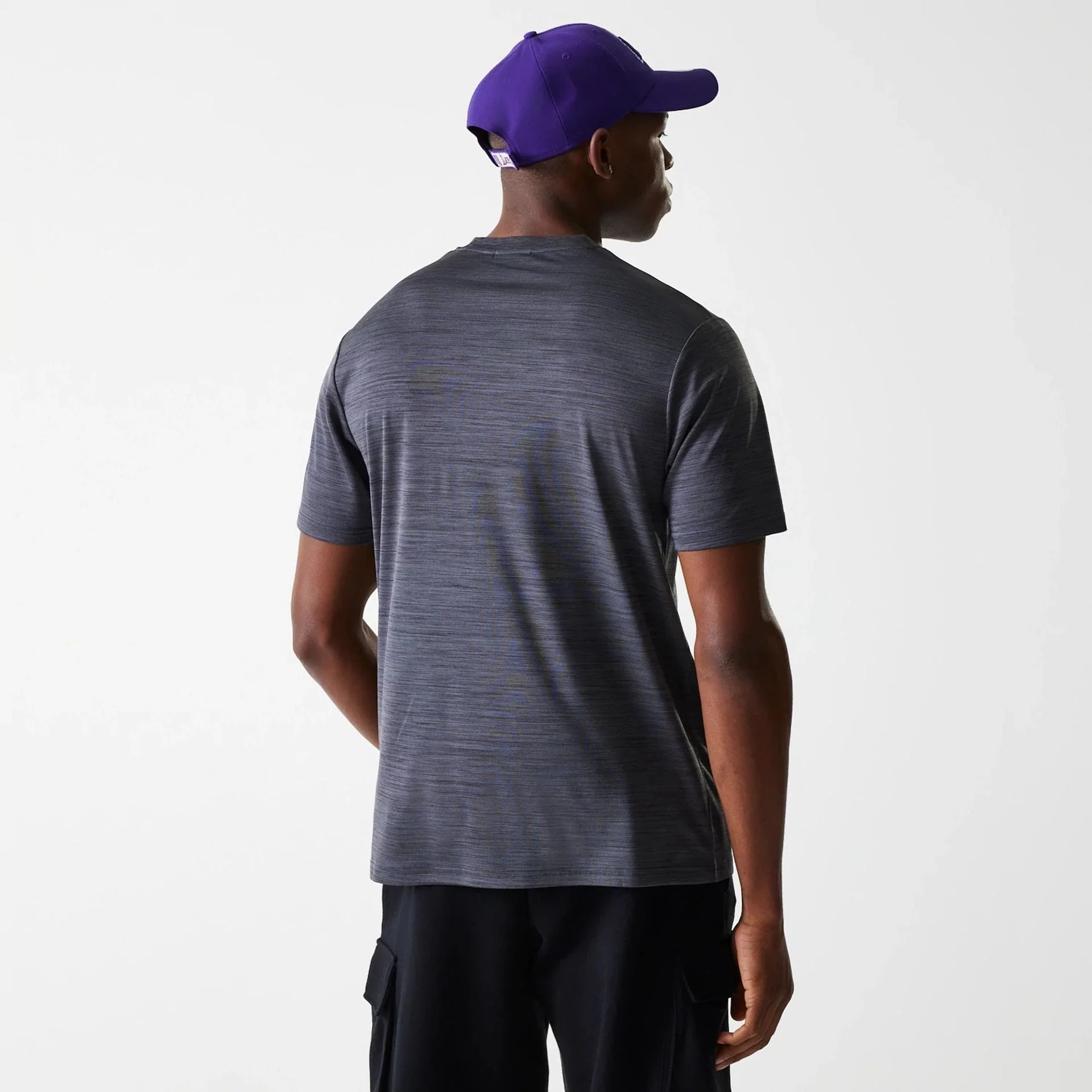 LA Lakers NBA Essentials Black T-Shirt - Image 2