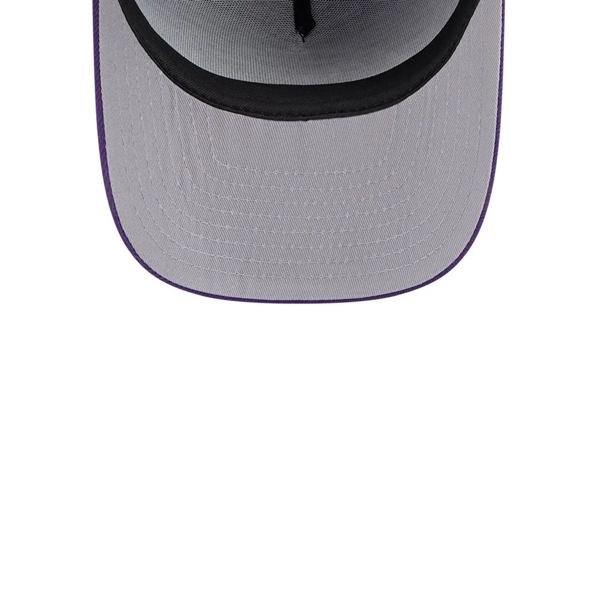 LA Lakers NBA Evergreen Purple 9FIFTY A-Frame Snapback Adjustable Cap - Image 2