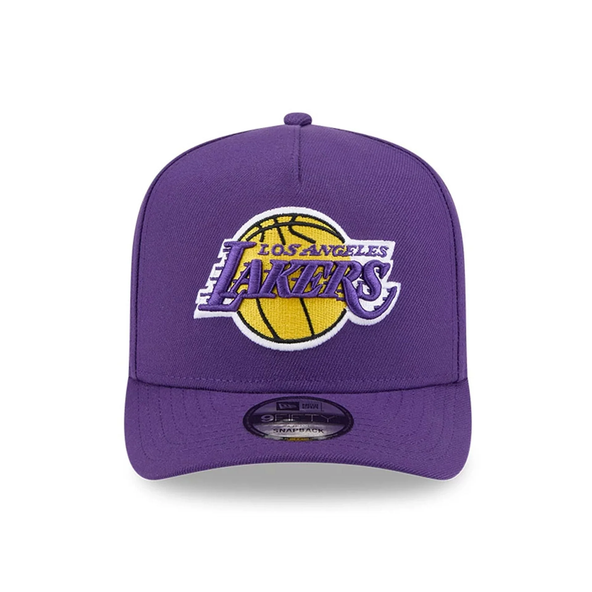 LA Lakers NBA Evergreen Purple 9FIFTY A-Frame Snapback Adjustable Cap - Image 3
