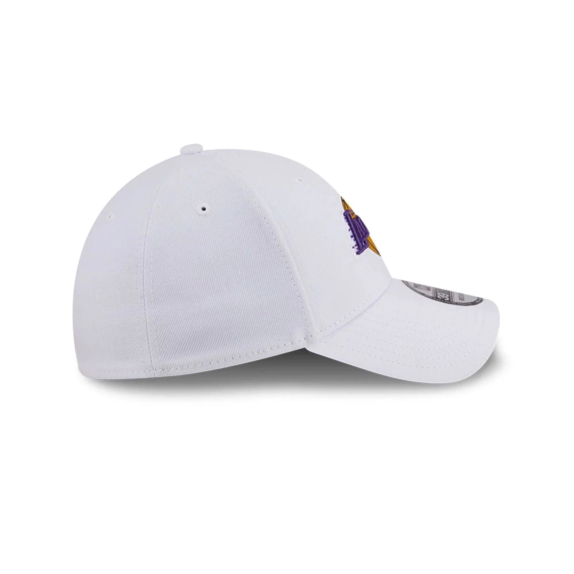 LA Lakers NBA Evergreen White 39THIRTY Stretch Fit Cap - Image 5