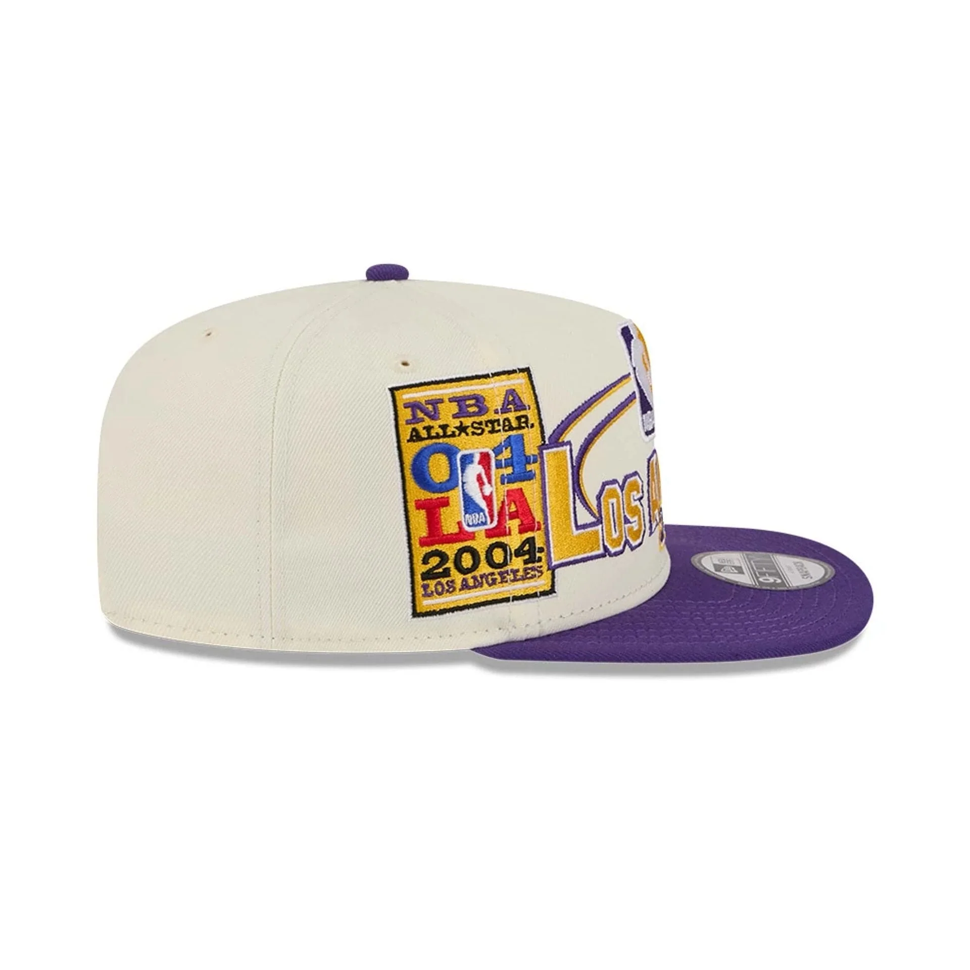 LA Lakers NBA Hardwood Classic ASG White 9FIFTY A-Frame Snapback Cap - Image 5