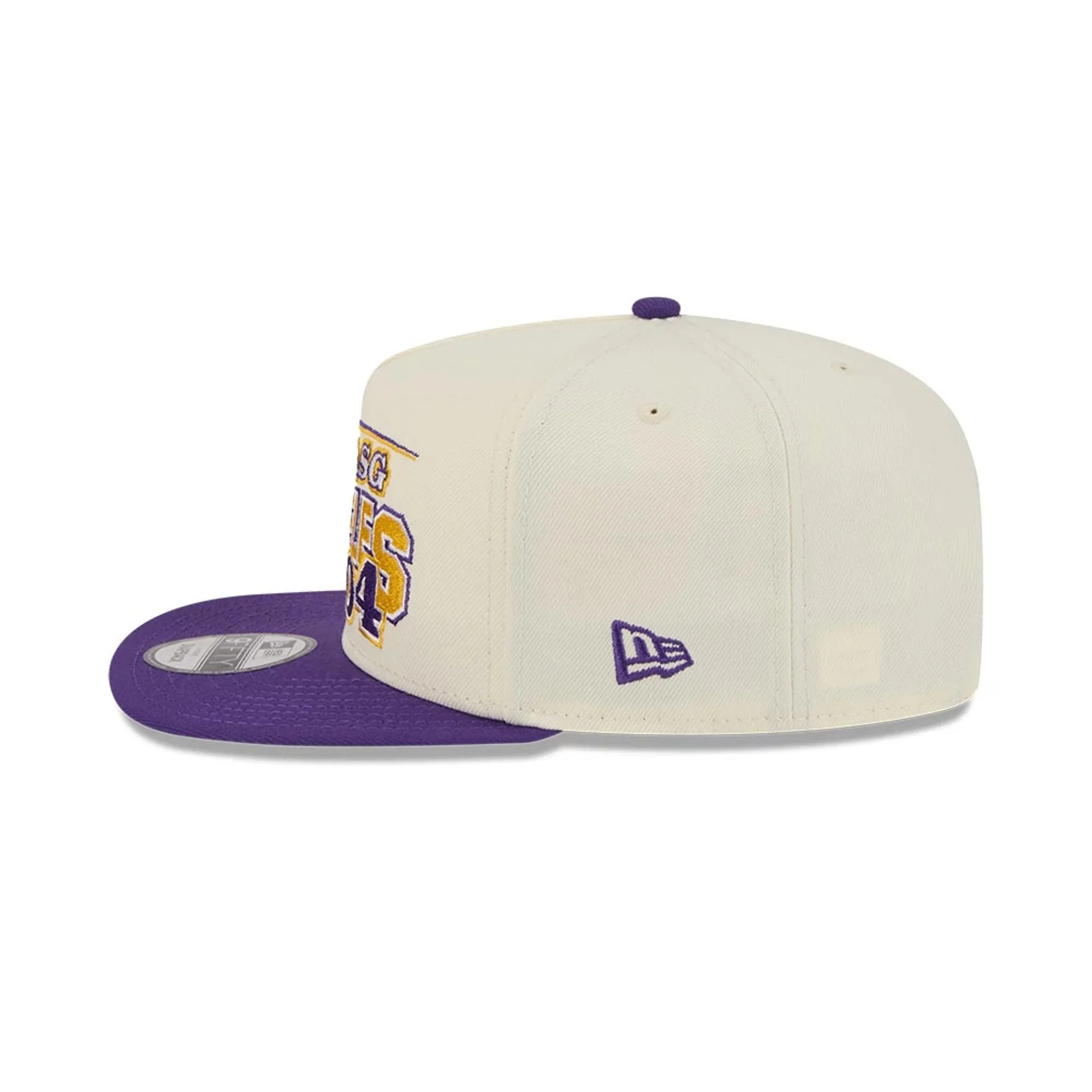LA Lakers NBA Hardwood Classic ASG White 9FIFTY A-Frame Snapback Cap - Image 6