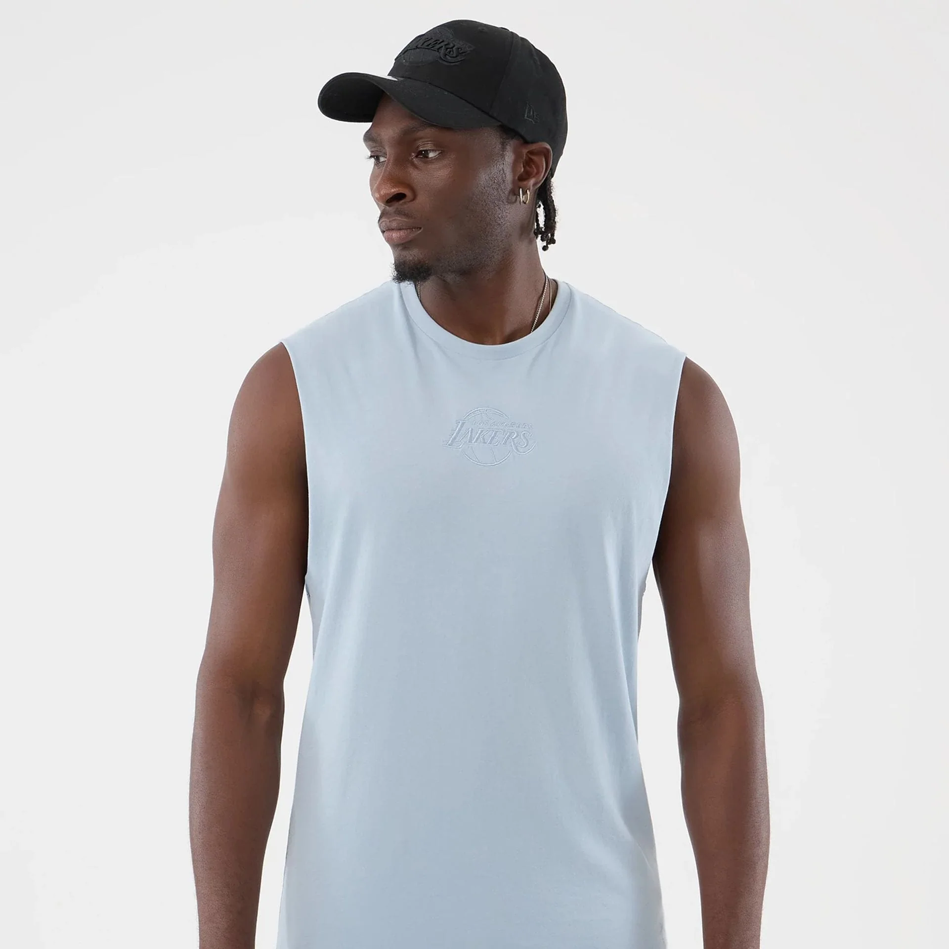 LA Lakers NBA League Essential Pastel Blue Vest - Image 3