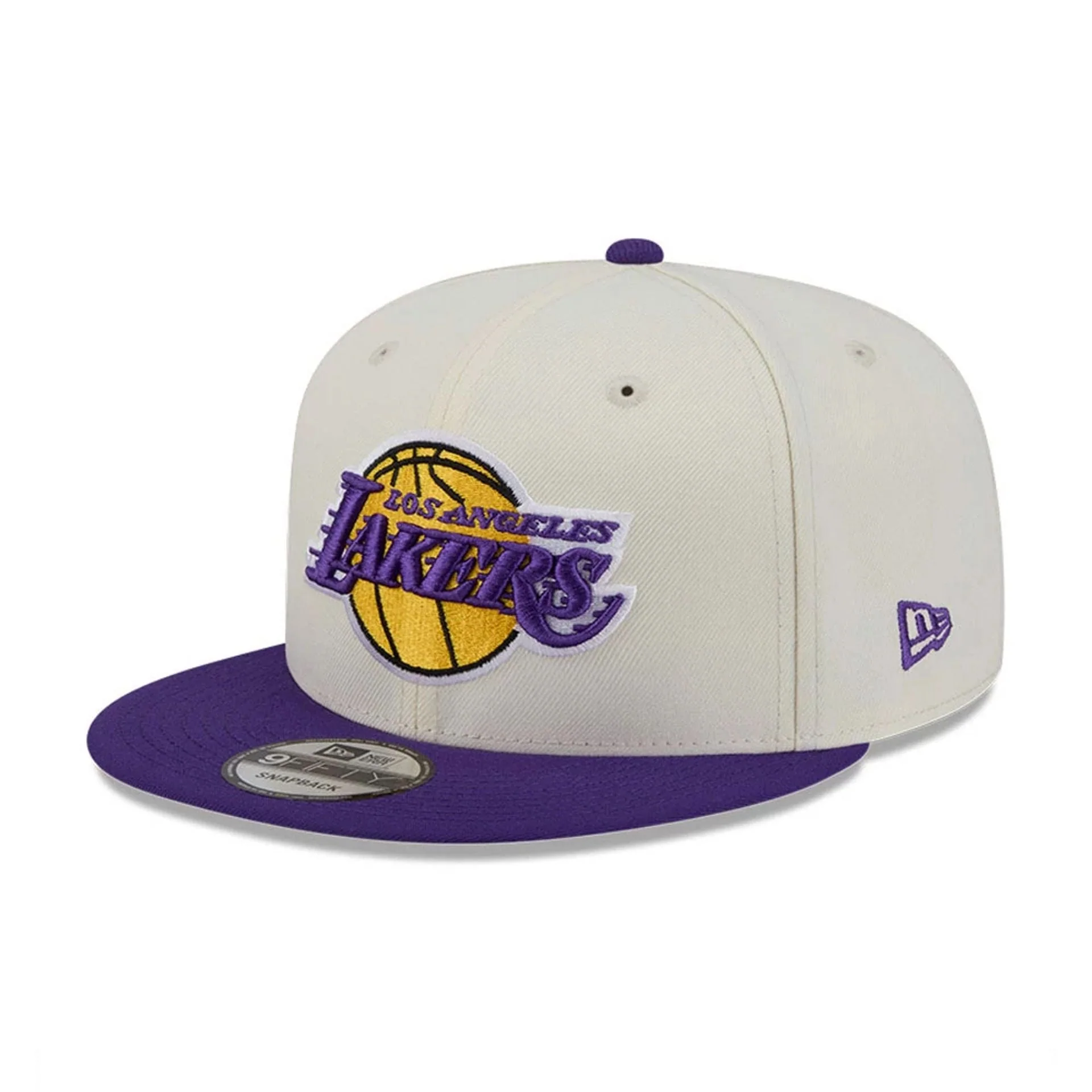 LA Lakers NBA Localized White 9FIFTY Snapback Adjustable Cap - Image 4