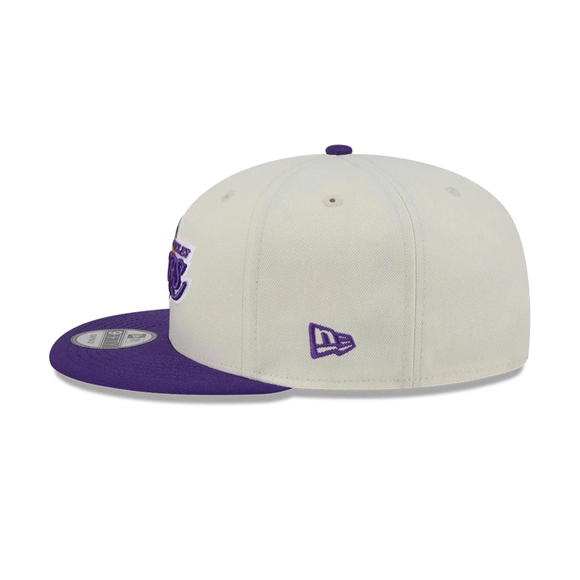 LA Lakers NBA Localized White 9FIFTY Snapback Adjustable Cap - Image 5