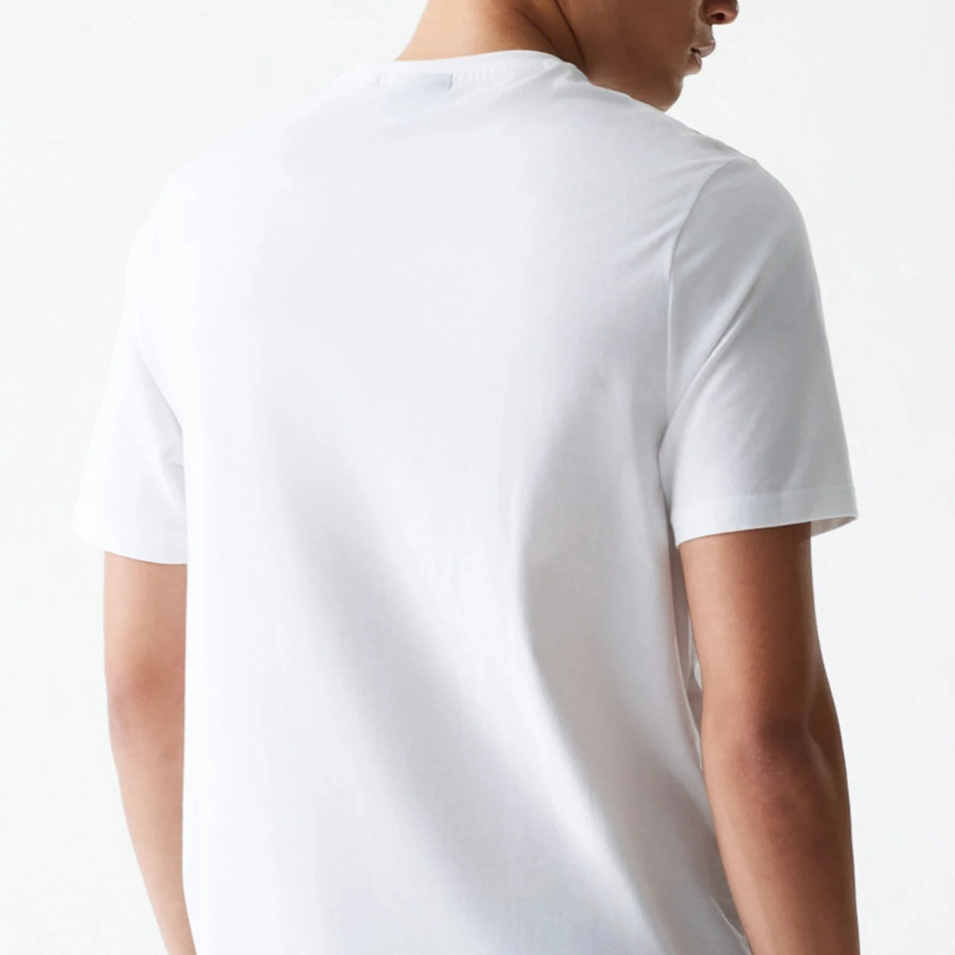LA Lakers NBA Logo White T-Shirt - Image 7