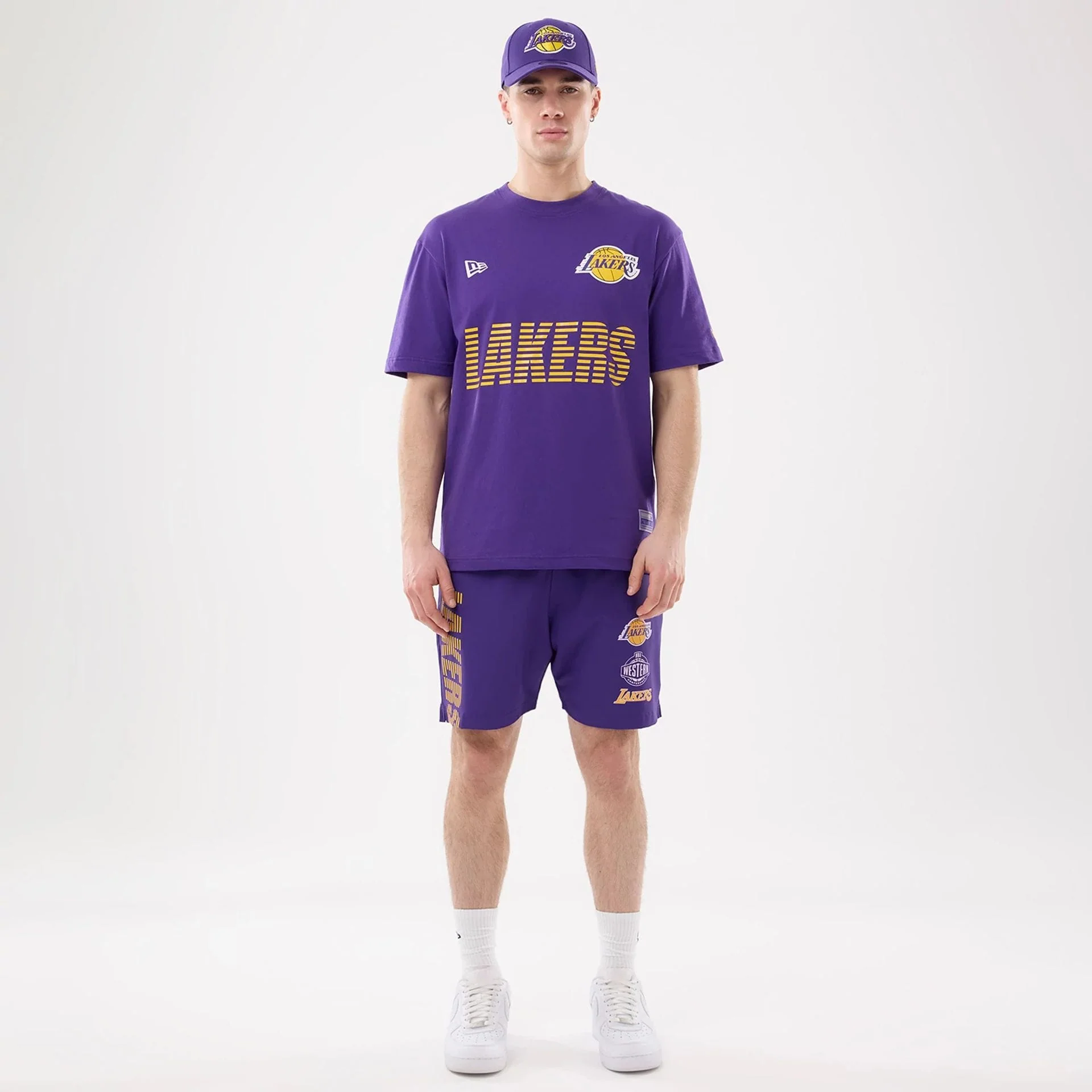 LA Lakers NBA Match Purple T-Shirt - Image 6