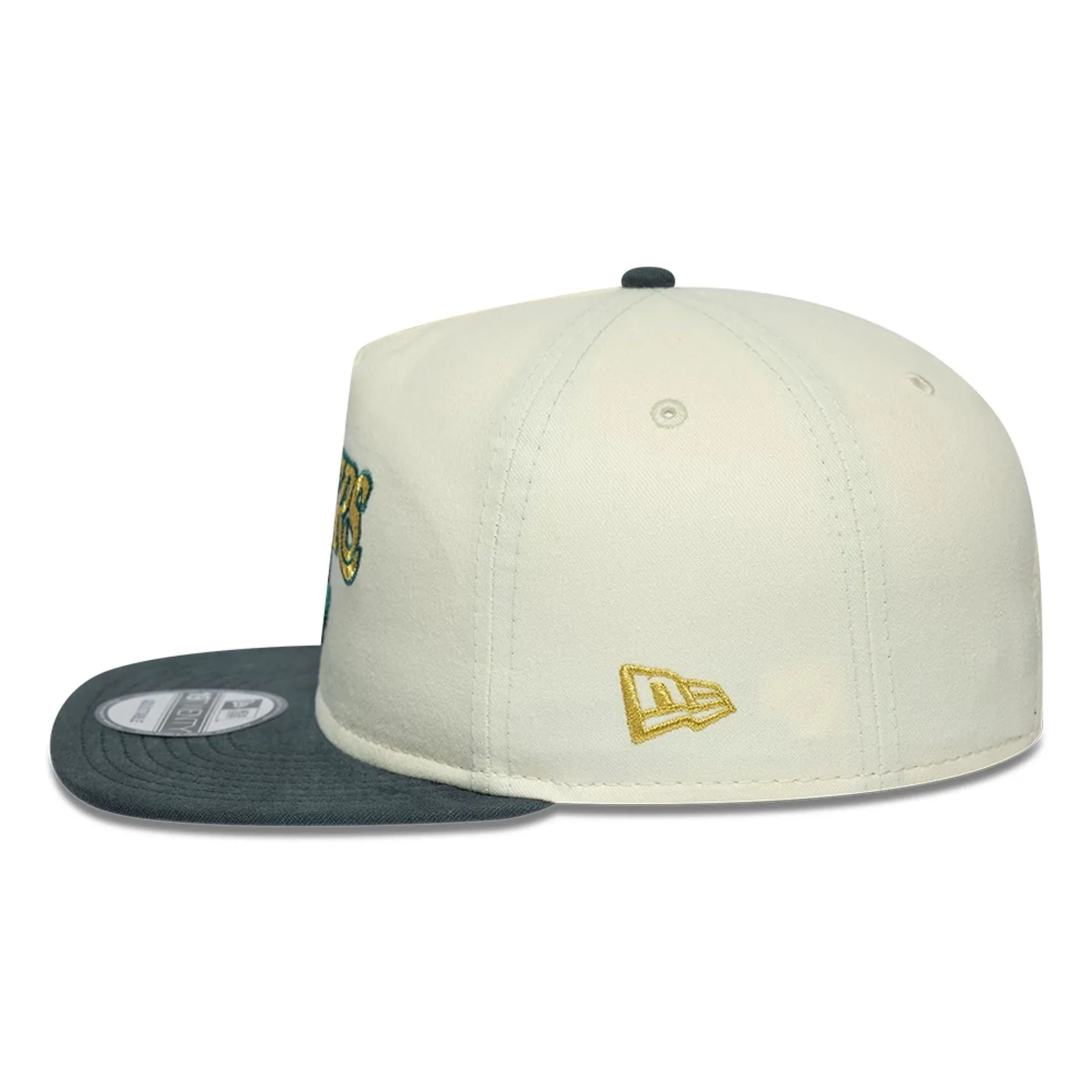 LA Lakers NBA Metallic Logo Cream 19TWENTY Adjustable Cap - Image 6