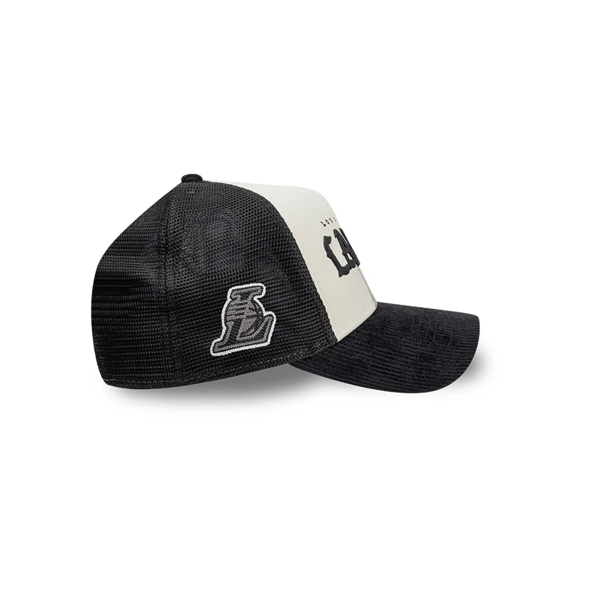 LA Lakers NBA Old English White 9FORTY A-Frame Cap - Image 5