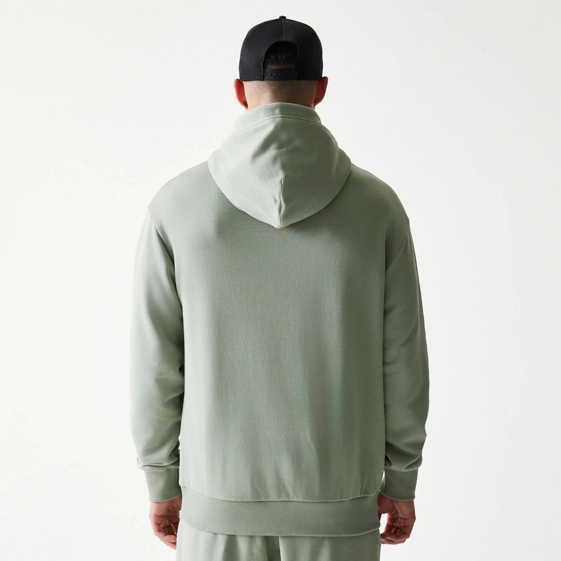 LA Lakers NBA Pastel Green Oversized Pullover Hoodie - Image 2