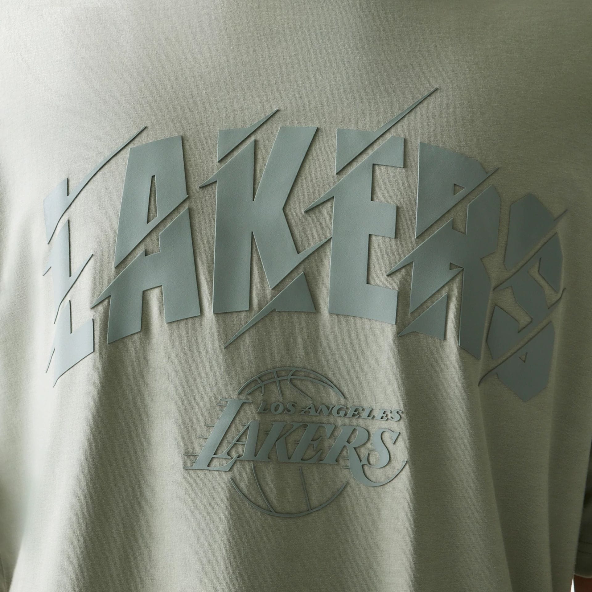 LA Lakers NBA Pastel Green Oversized T-Shirt - Image 4