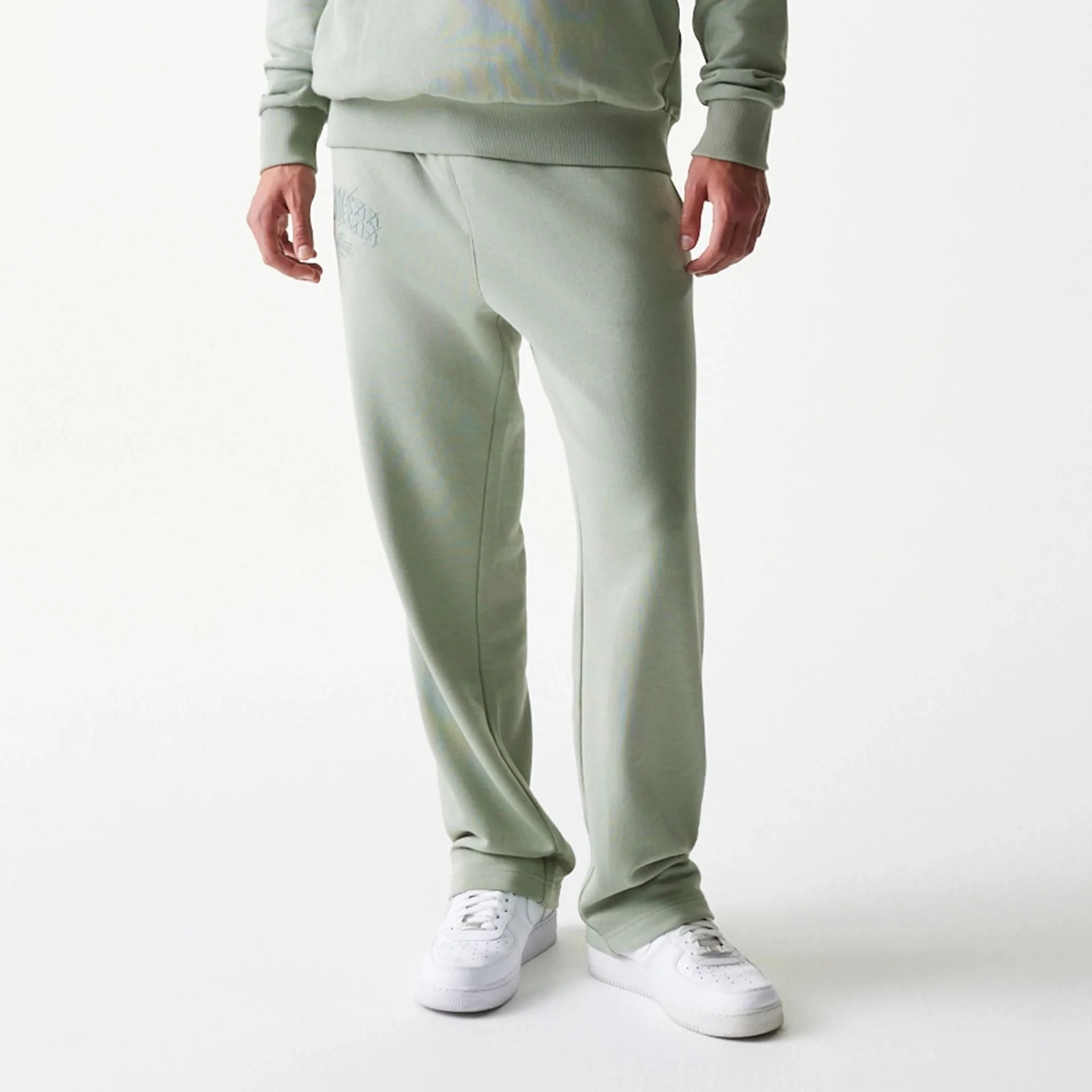 LA Lakers NBA Pastel Green Straight Leg Joggers - Image 3