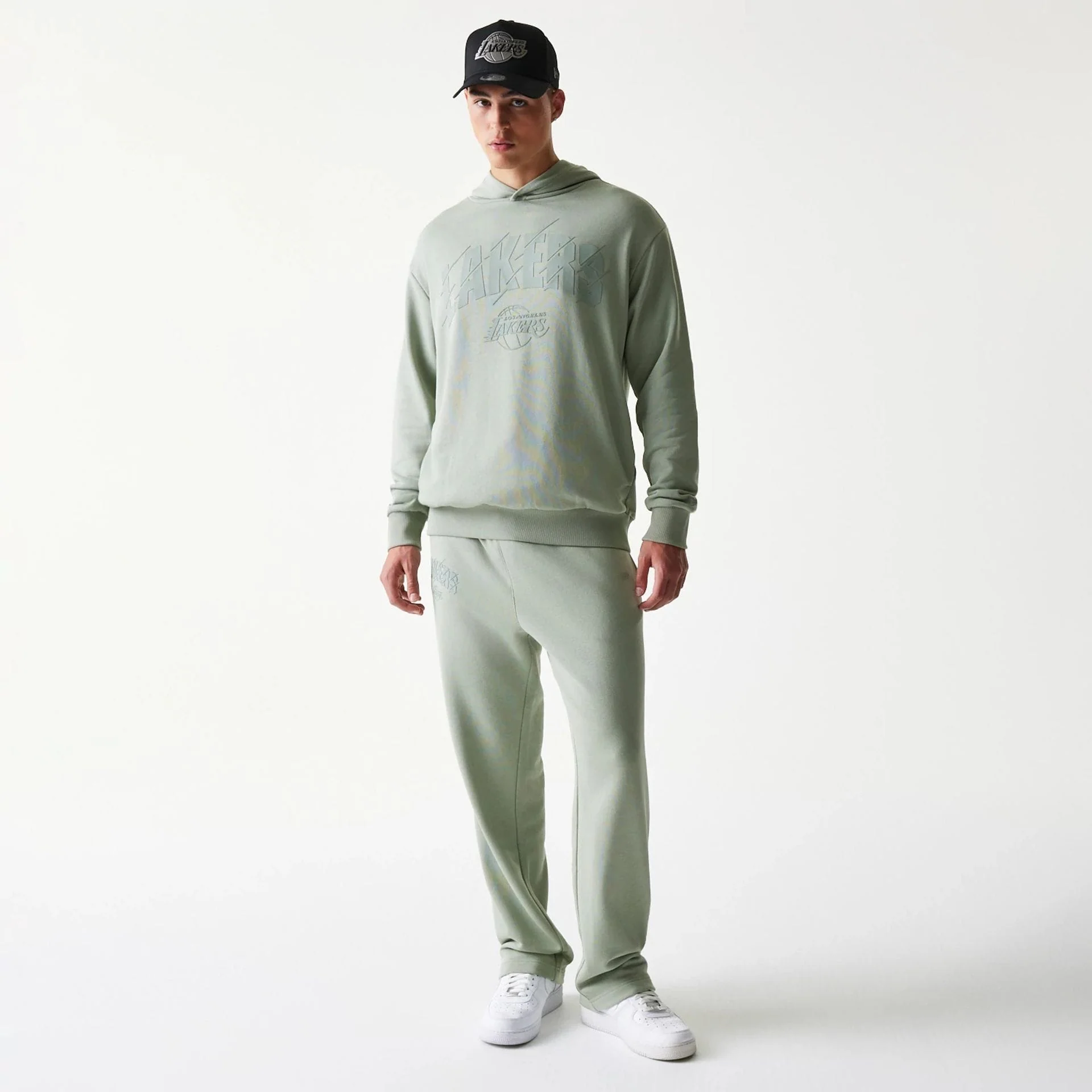 LA Lakers NBA Pastel Green Straight Leg Joggers - Image 8