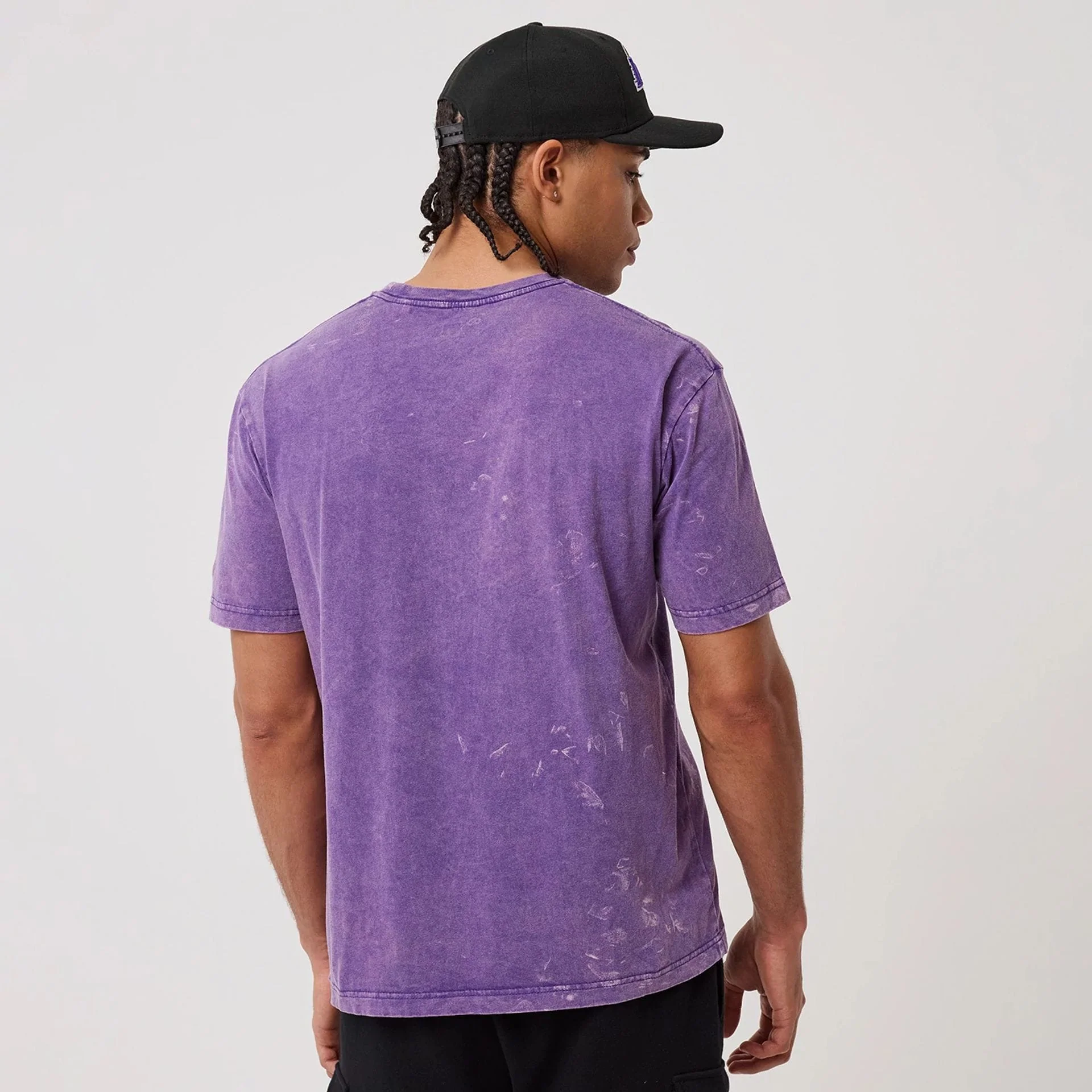 LA Lakers NBA Purple T-Shirt - Image 2