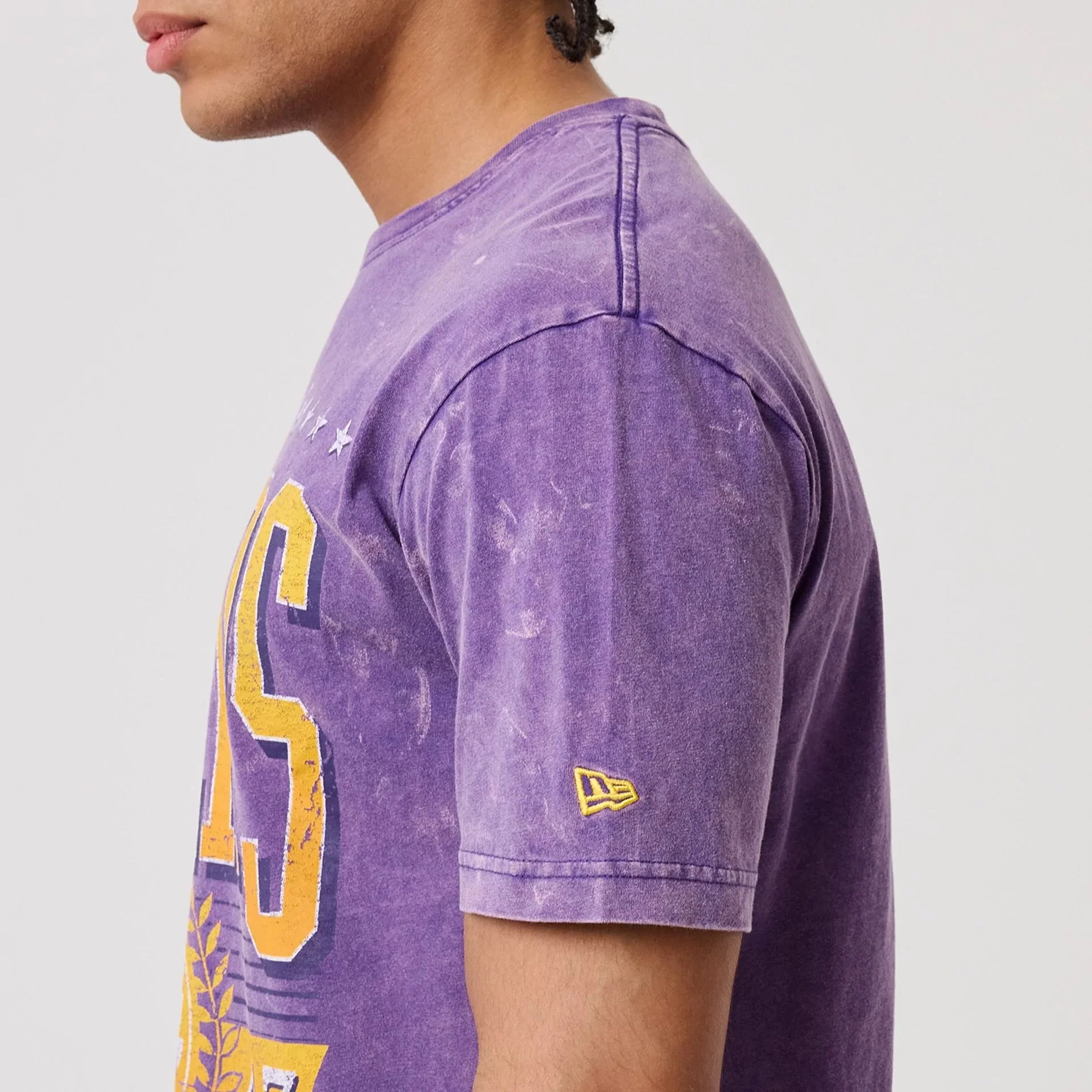 LA Lakers NBA Purple T-Shirt - Image 4