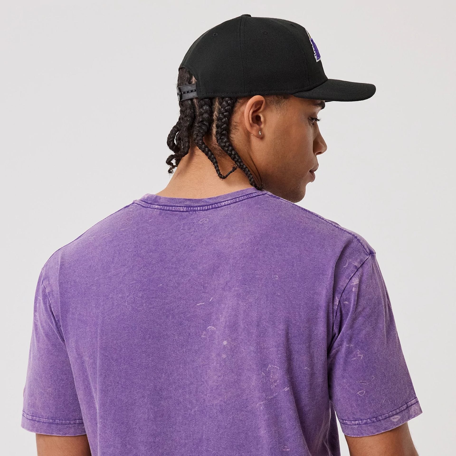 LA Lakers NBA Purple T-Shirt - Image 5