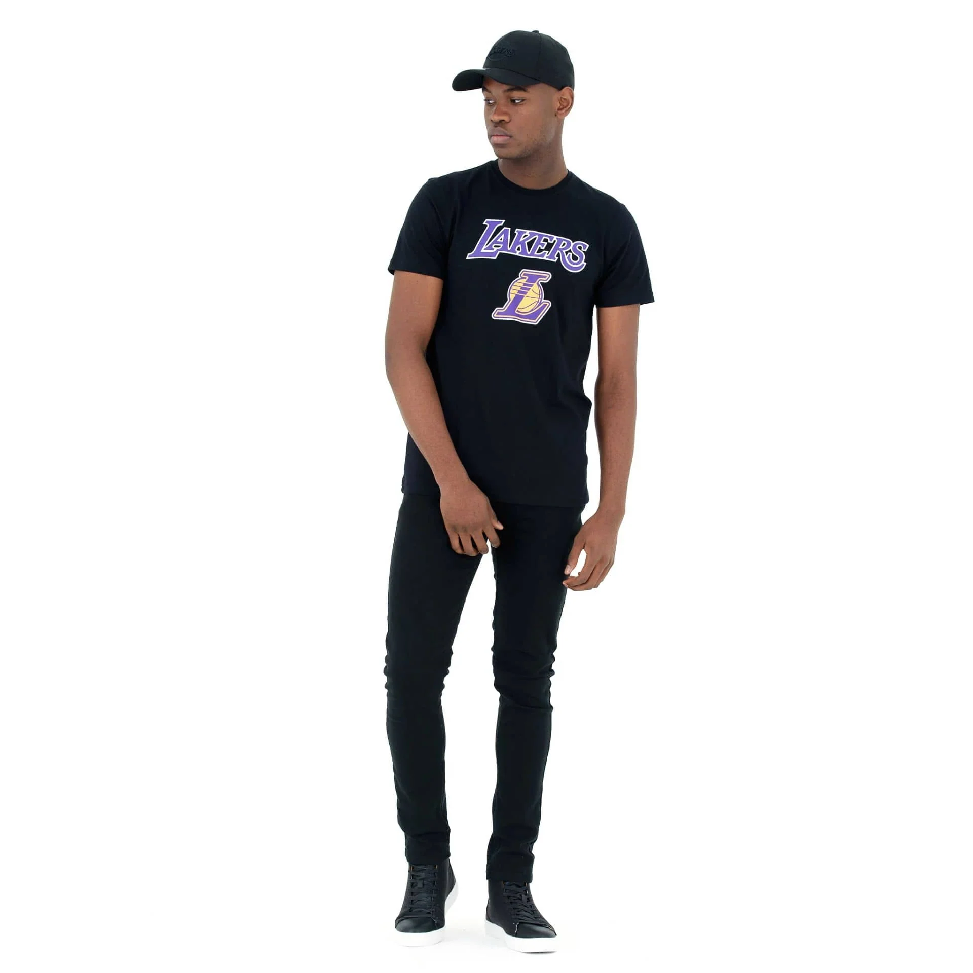 LA Lakers NBA Regular Black T-Shirt - Image 6