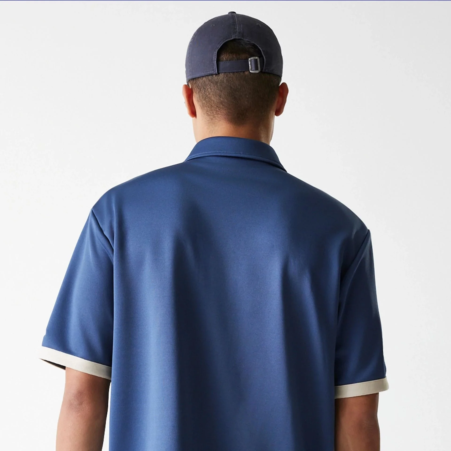 LA Lakers NBA Snap Button Dark Blue Short Sleeve Shirt - Image 7