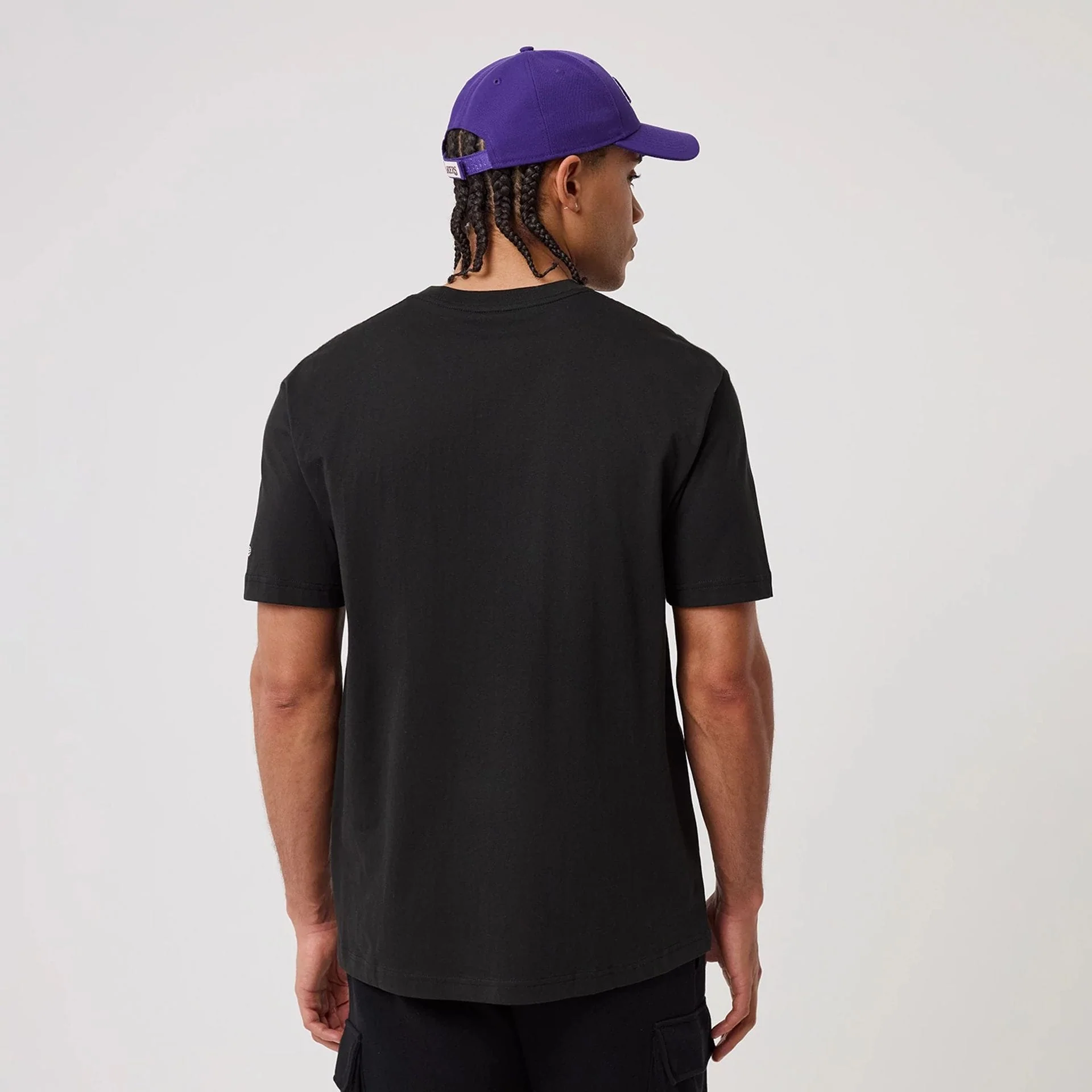 LA Lakers NBA Sport Classic Black T-Shirt - Image 2