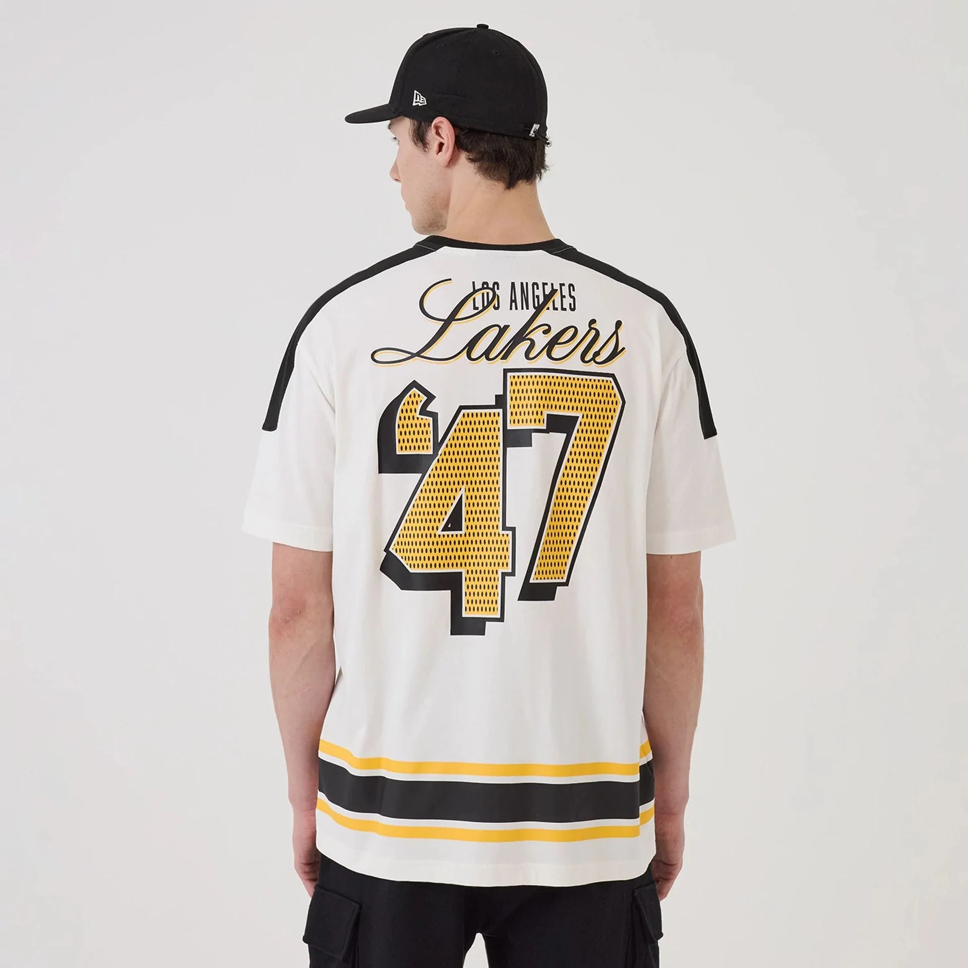 LA Lakers NBA Sport Classic White T-Shirt - Image 2