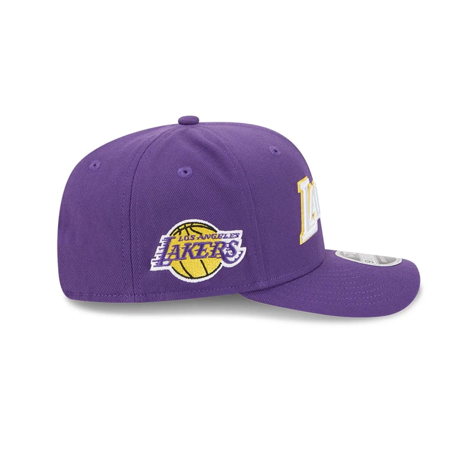 LA Lakers NBA Statement Purple 9SEVENTY Stretch Snap Adjustable Cap - Image 5