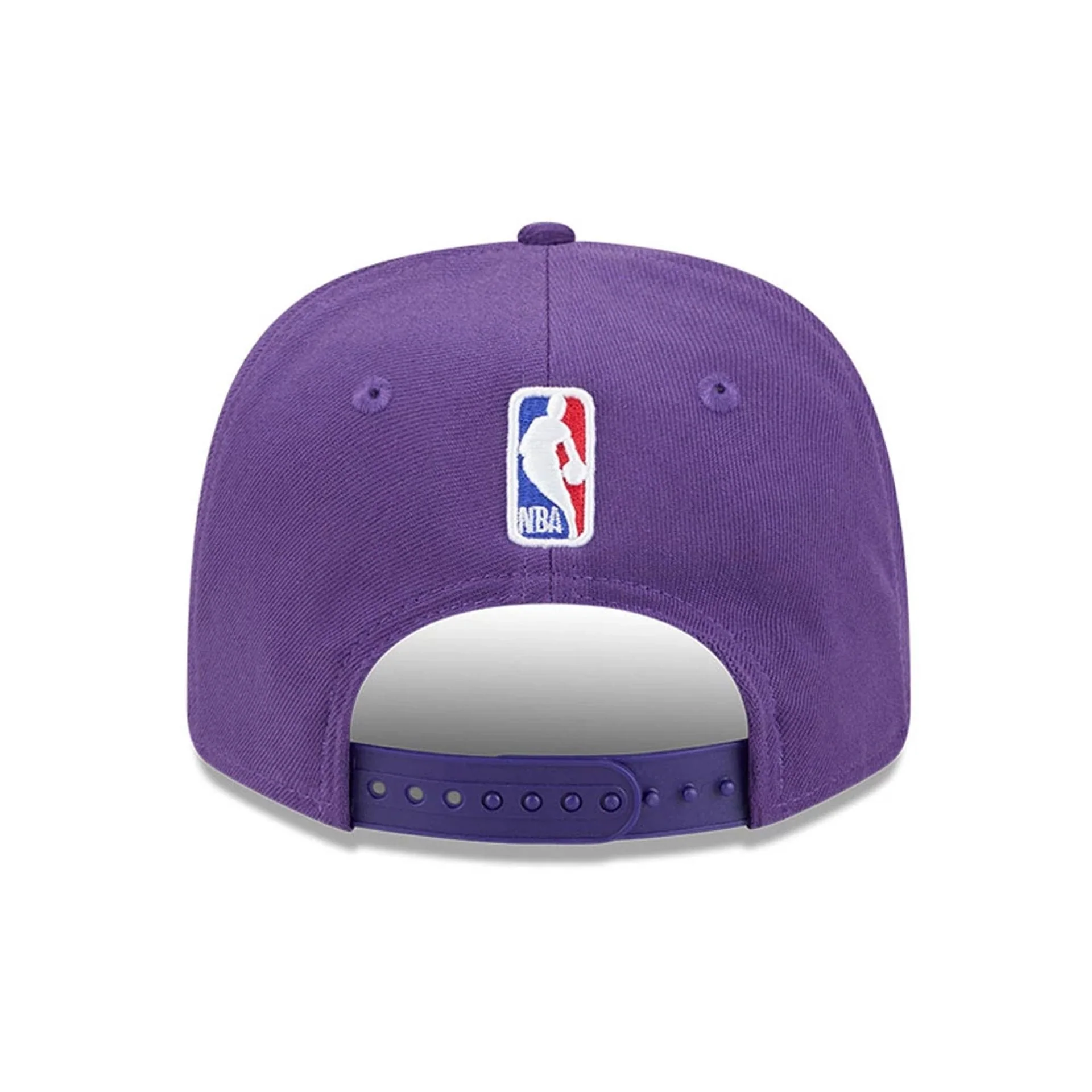 LA Lakers NBA Statement Purple 9SEVENTY Stretch Snap Adjustable Cap - Image 7
