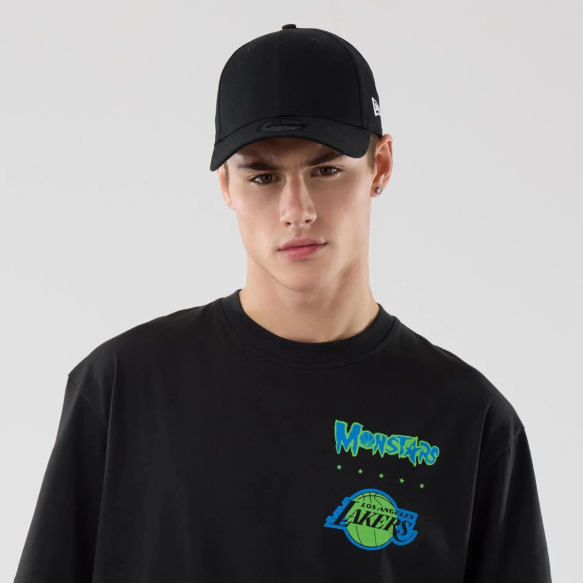 LA Lakers Space Jam 2 X NBA Black T-Shirt - Image 5