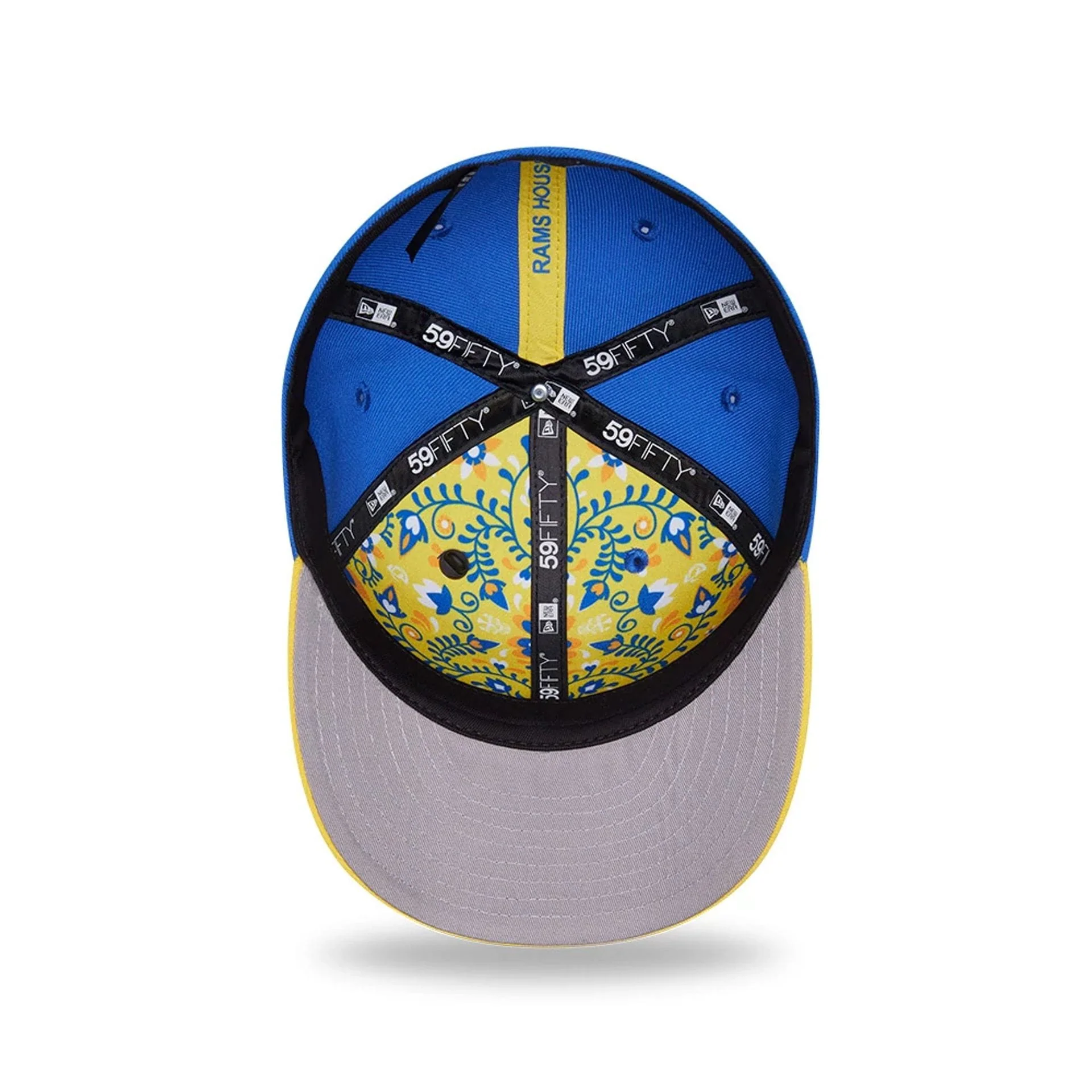 LA Rams NFL Draft 2026 Bright Blue 59FIFTY Fitted Cap - Image 2