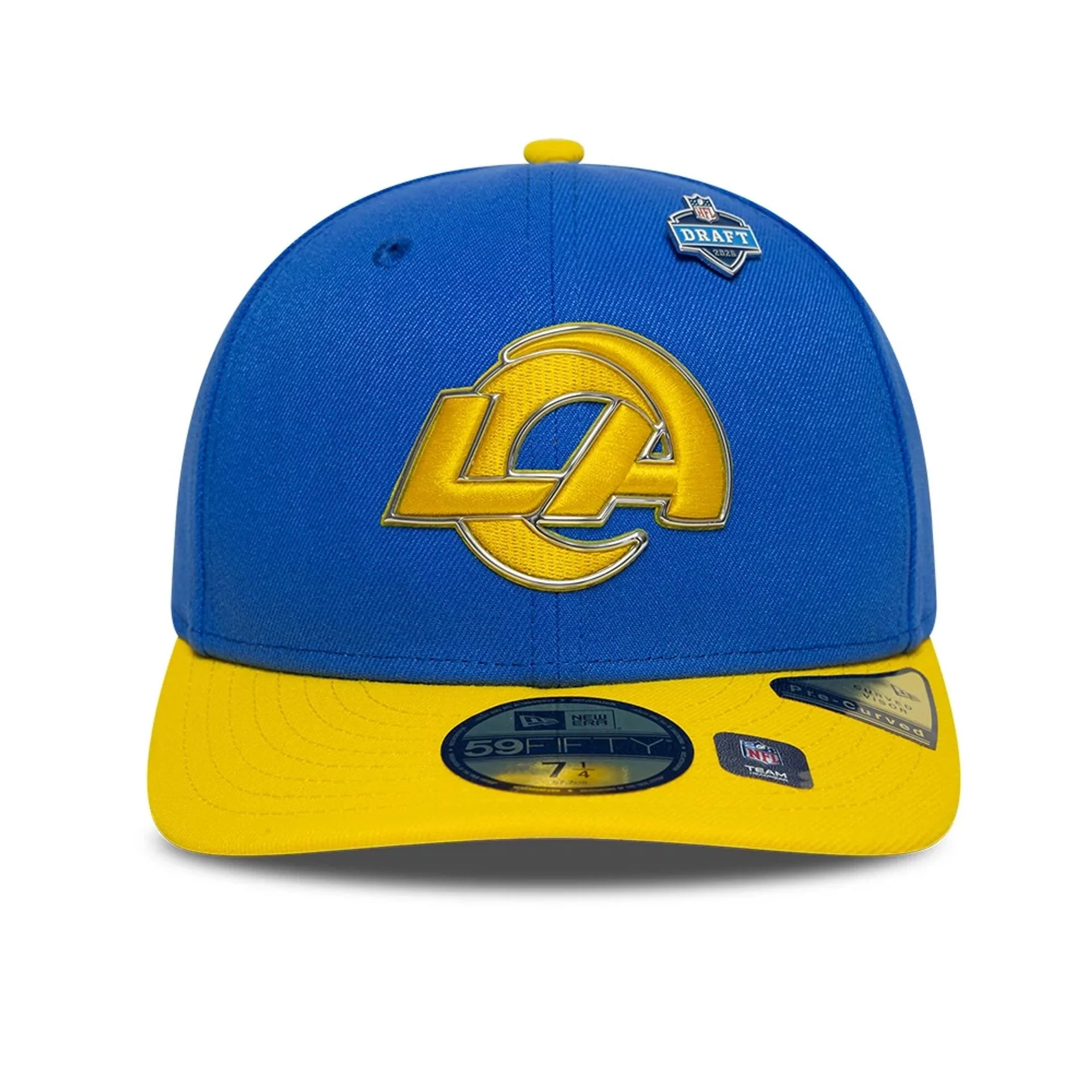 LA Rams NFL Draft 2026 Bright Blue 59FIFTY Fitted Cap - Image 3